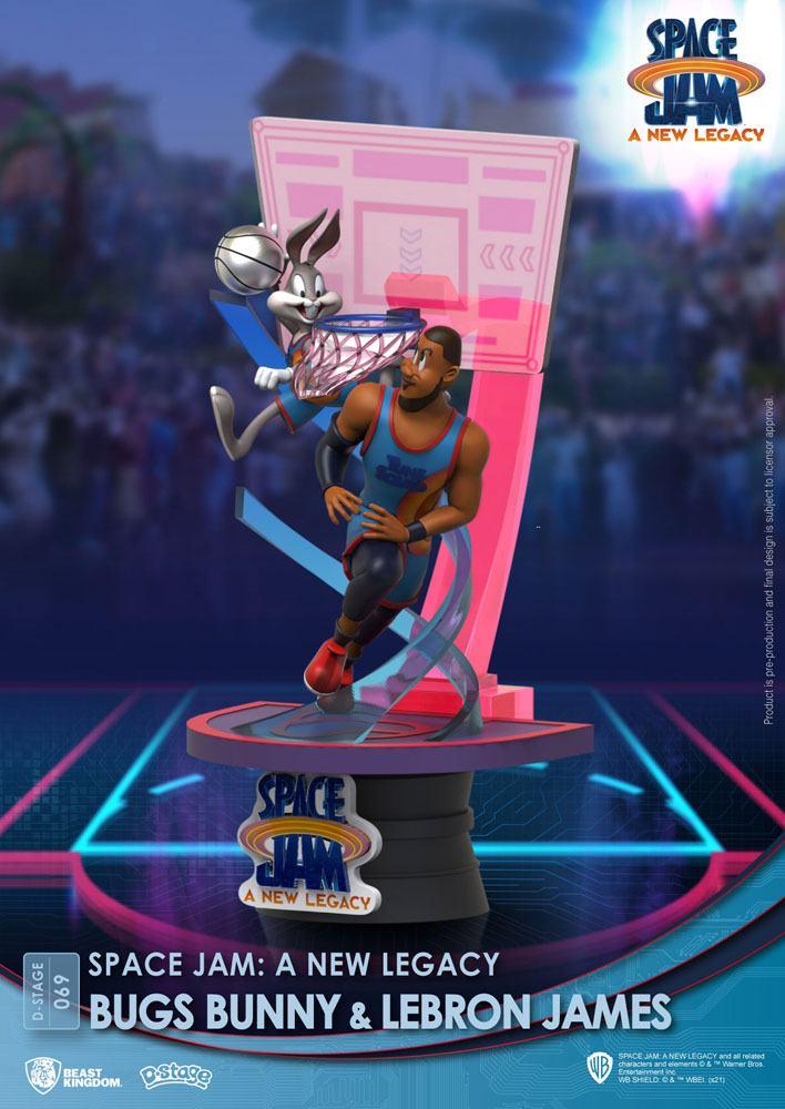 Bugs Bunny & Lebron James D-Stage PVC Diorama