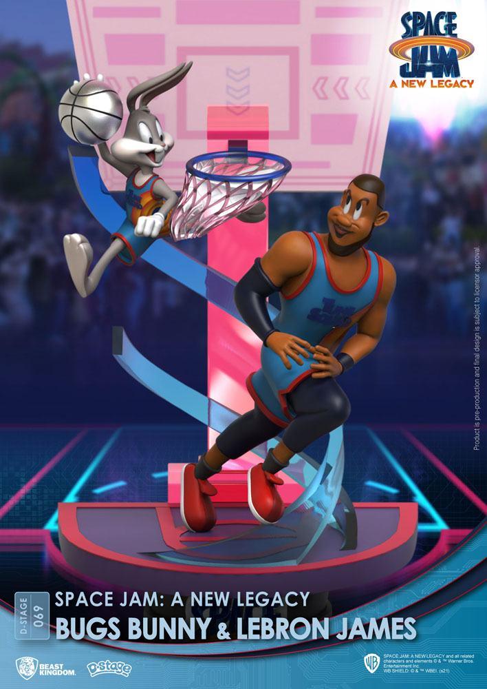 Bugs Bunny & Lebron James D-Stage PVC Diorama