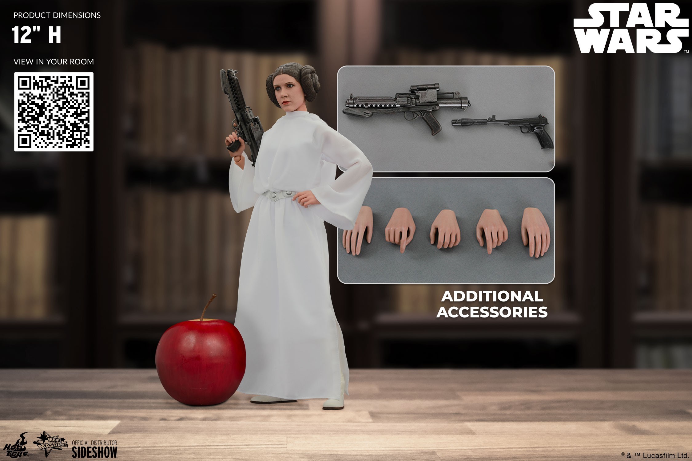 Prenses Leia Hot Toys'dan Altıncı Ölçek Figürü
