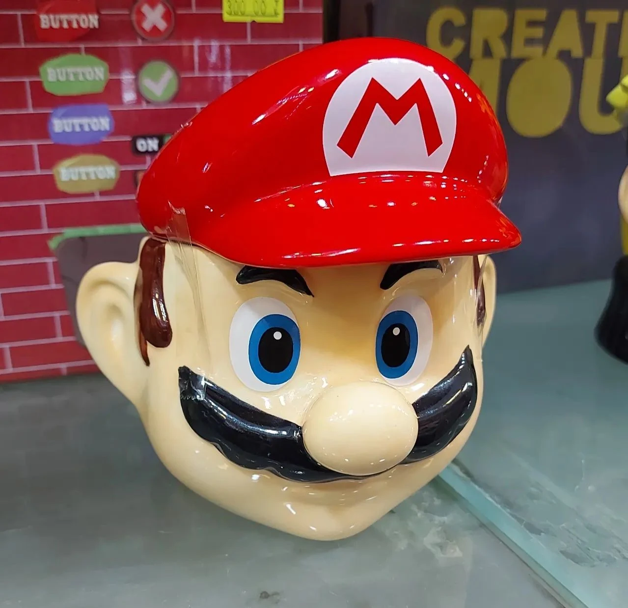 Super Mario Mug 3D Kupa Bardak