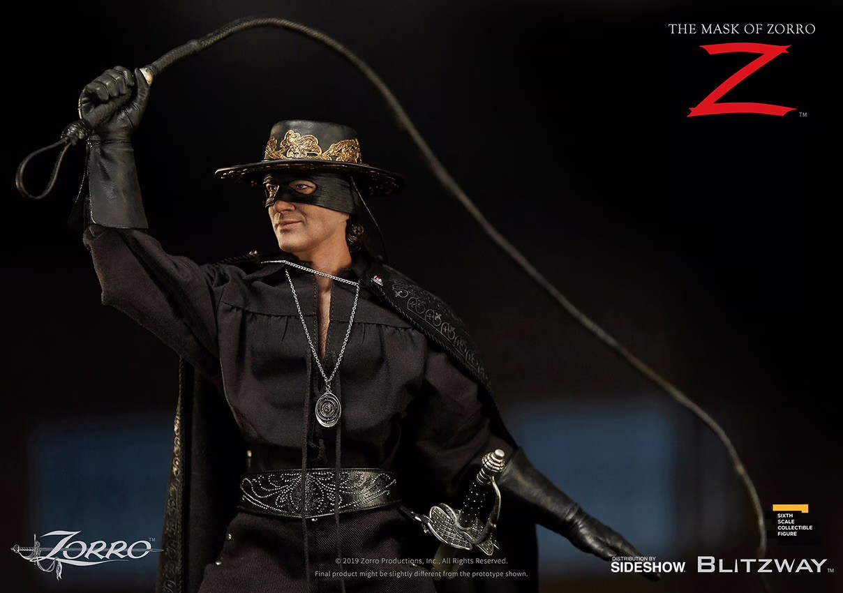 ZORRO Sixth Scale Figure by Blitzway + 1/6 Scale Horse