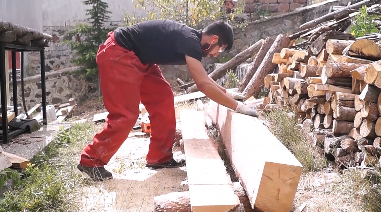Portatif Hızar Kızağı Tomruk Kereste Biçme Aparatı