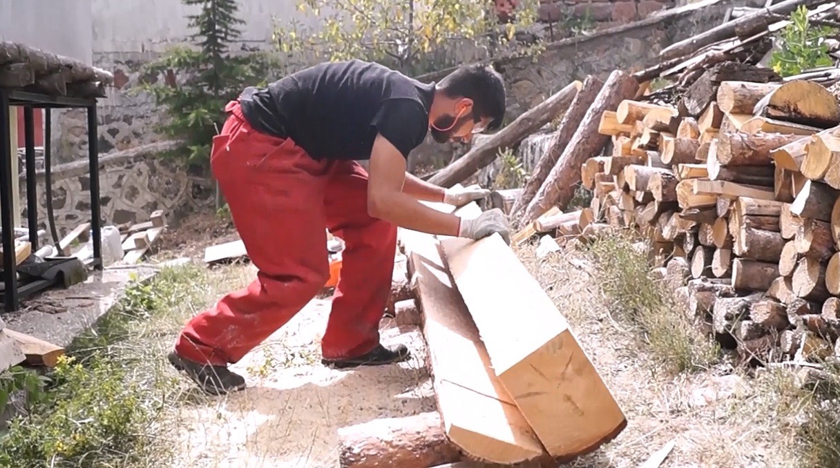 Portatif Hızar Kızağı Tomruk Kereste Biçme Aparatı