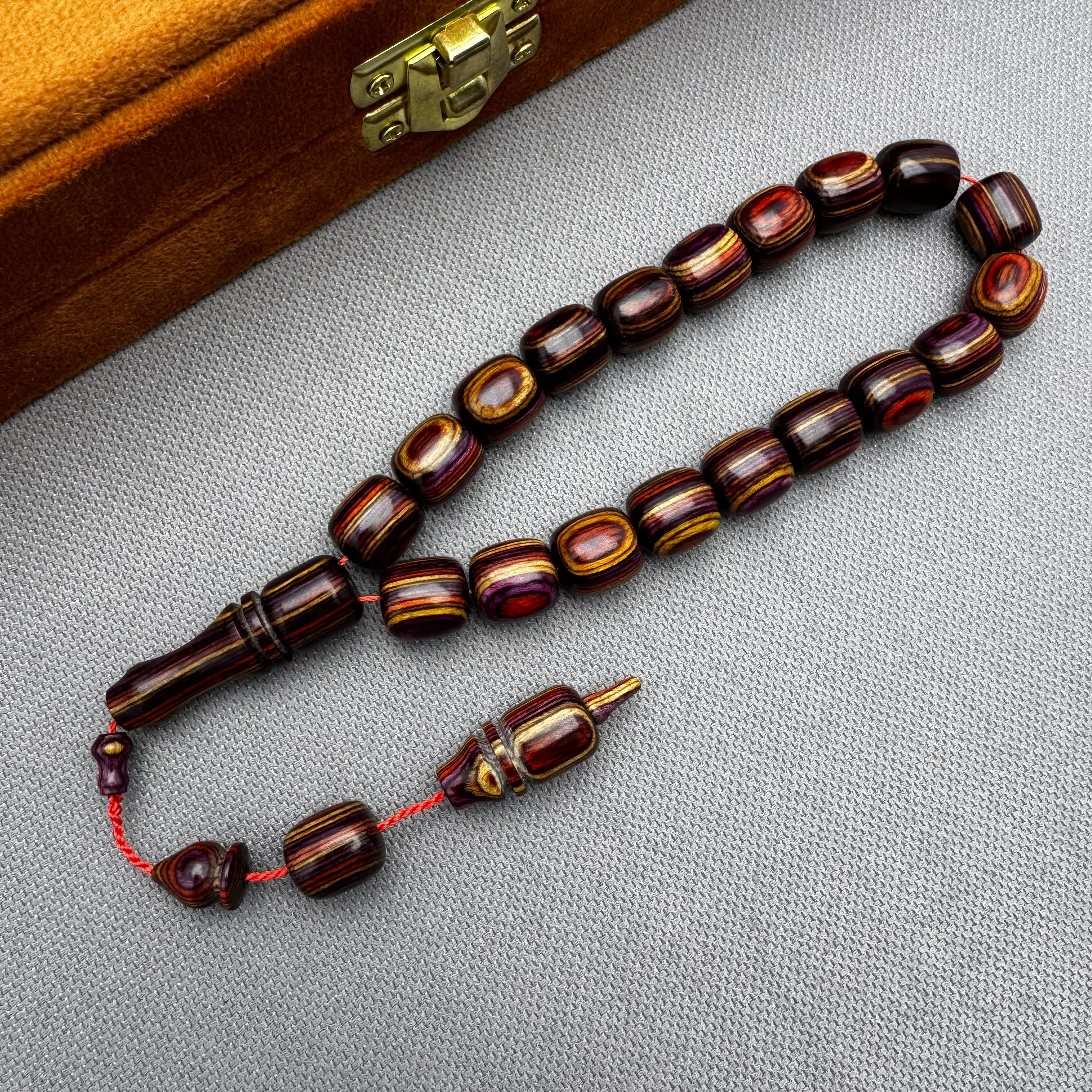 Salih ŞİRİN Usta İşçilikli Multi Color Harika Çekim Sesine Sahip Kafur Ağacı Efe Maskot Tespih