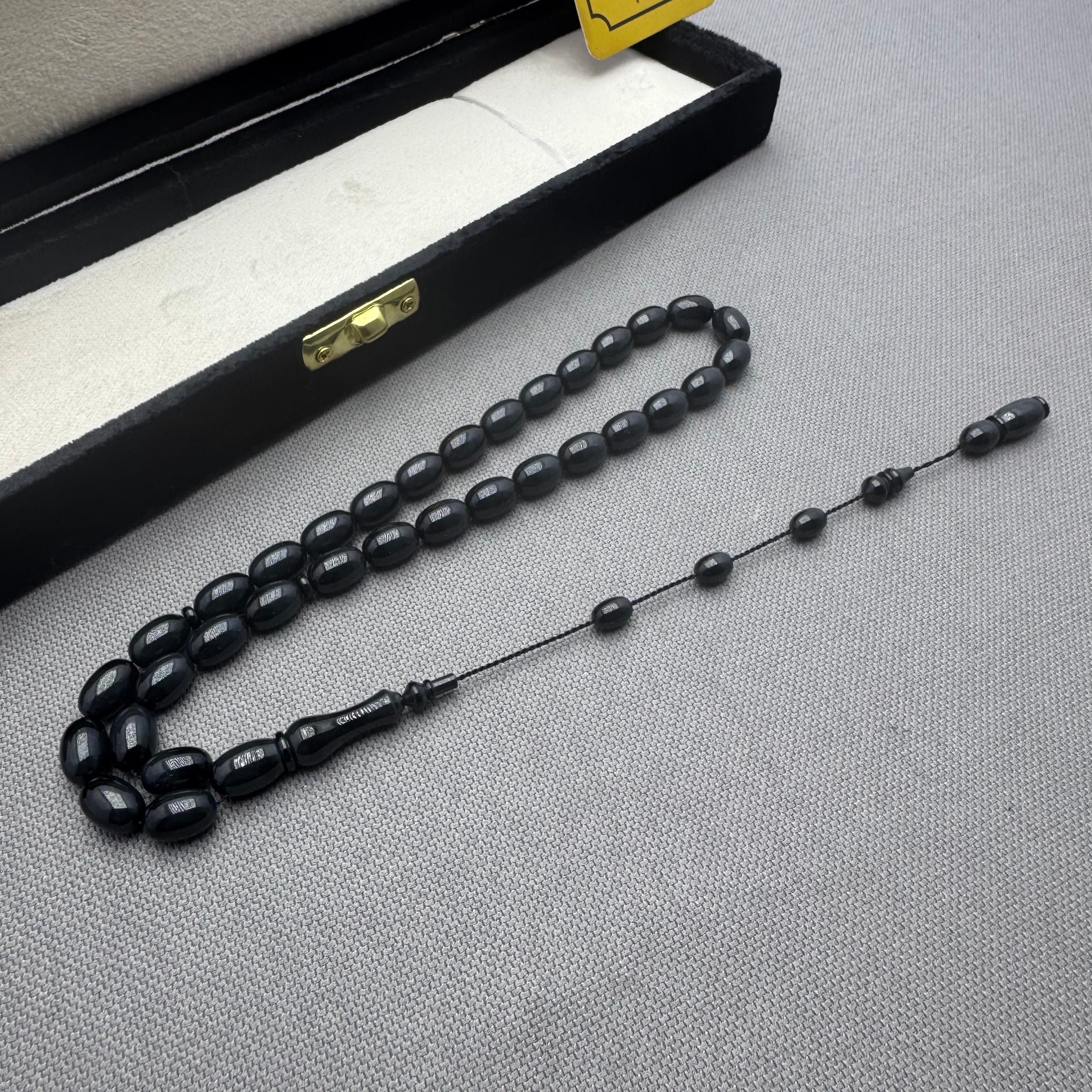 Abdulkadir ALTUN 7.5x11mm Osmanlı Obje Kapsül Model Anstrasit Desenli Tespih