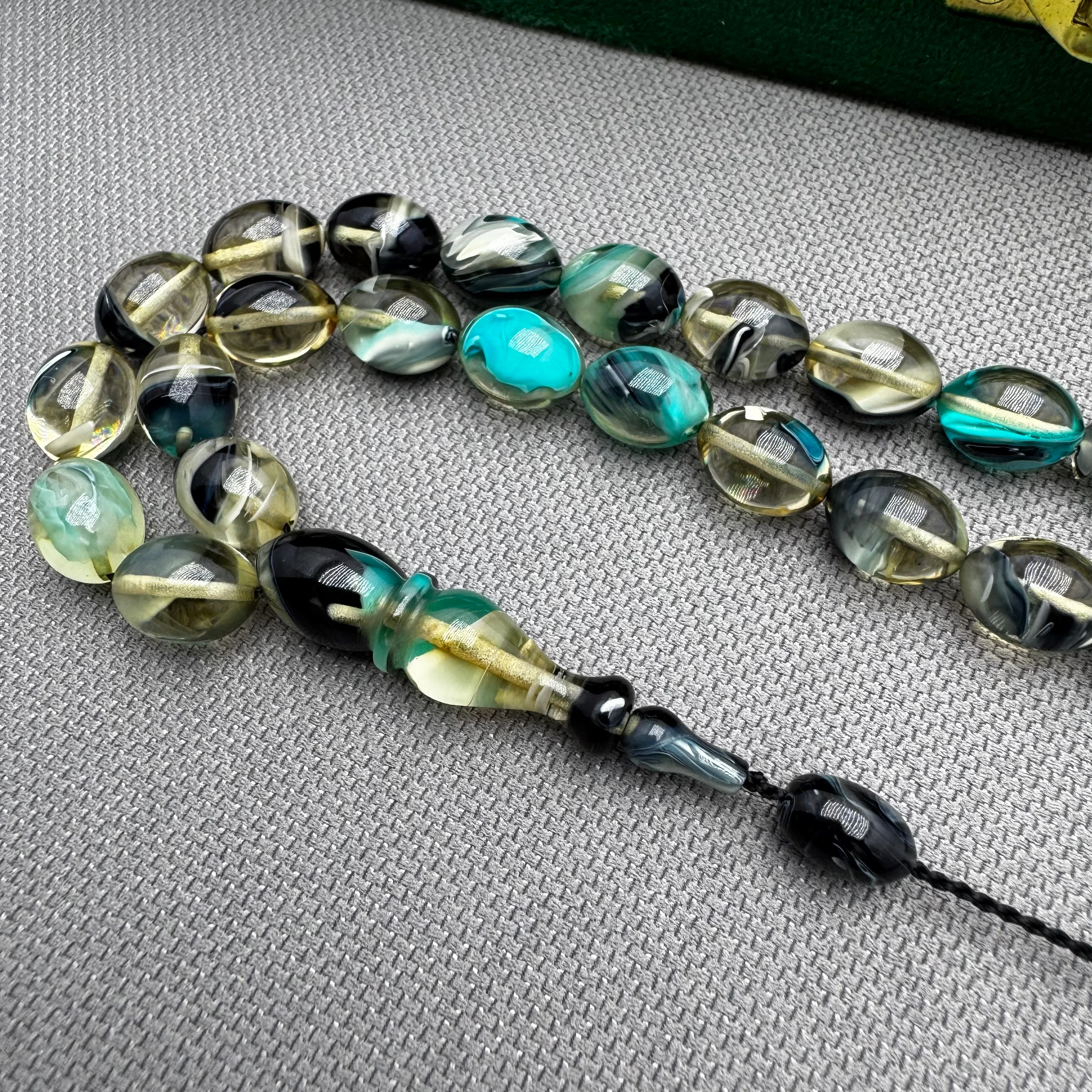 Ayhan TURAN Usta İşçilikli Özel Döküm Renk Süzmesi Sıkma Kehribar Tespih