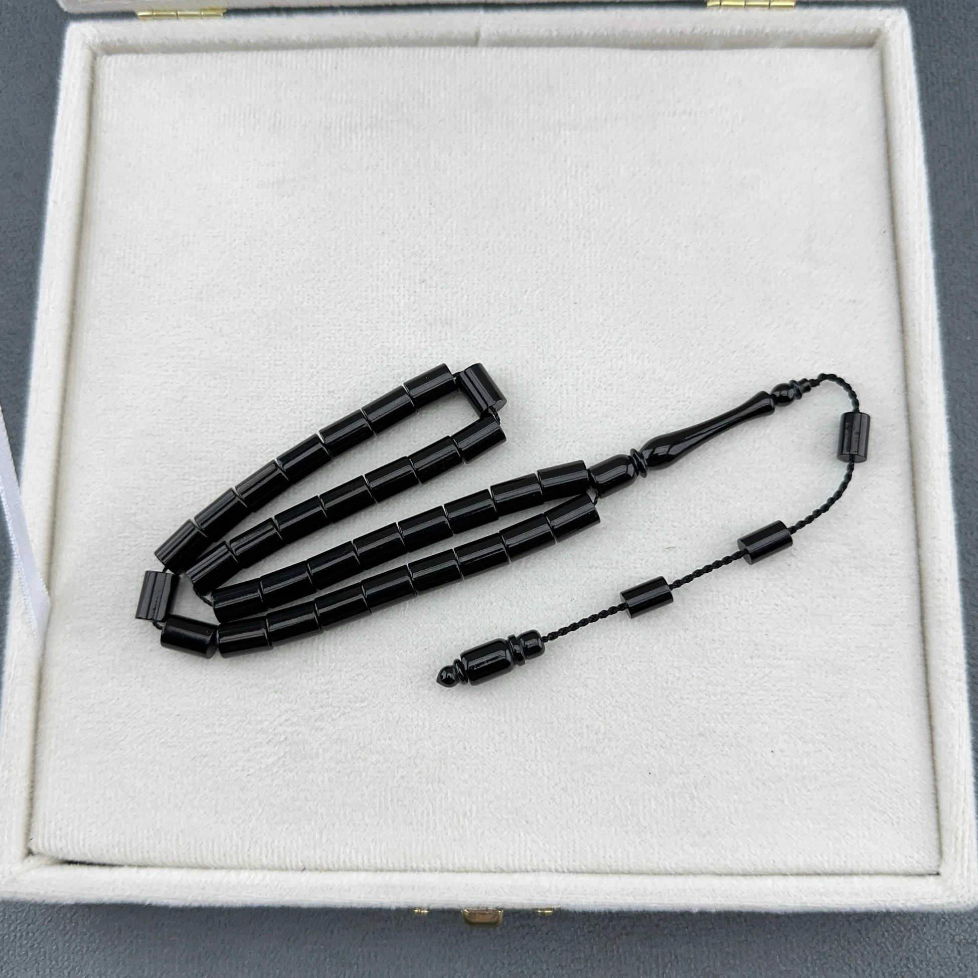 Özel Usta İşçilikli Kesme Model Orjinal Has Erzurum Oltu Taşı Tespih