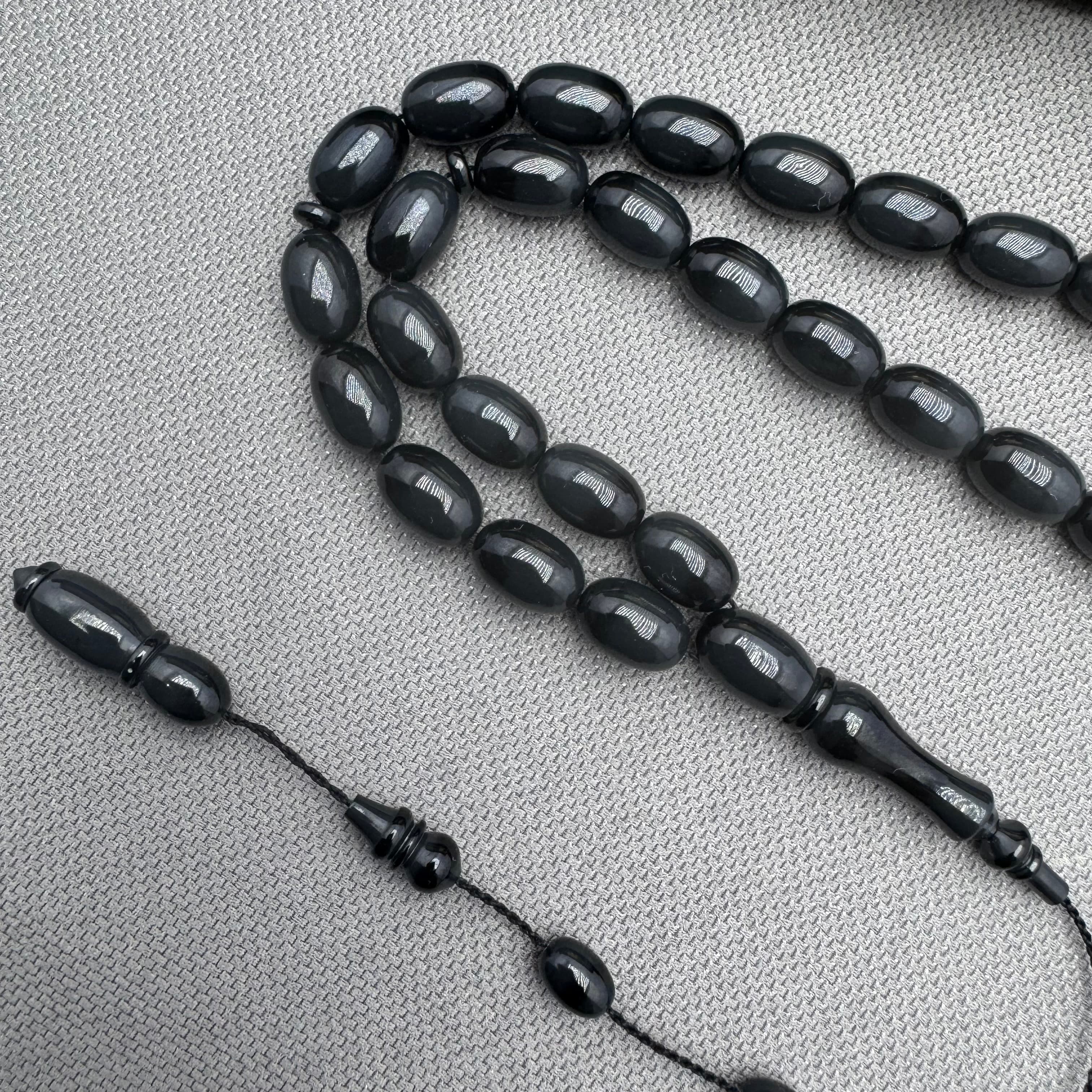 Abdulkadir ALTUN 7.5x11mm Osmanlı Obje Kapsül Model Anstrasit Desenli Tespih