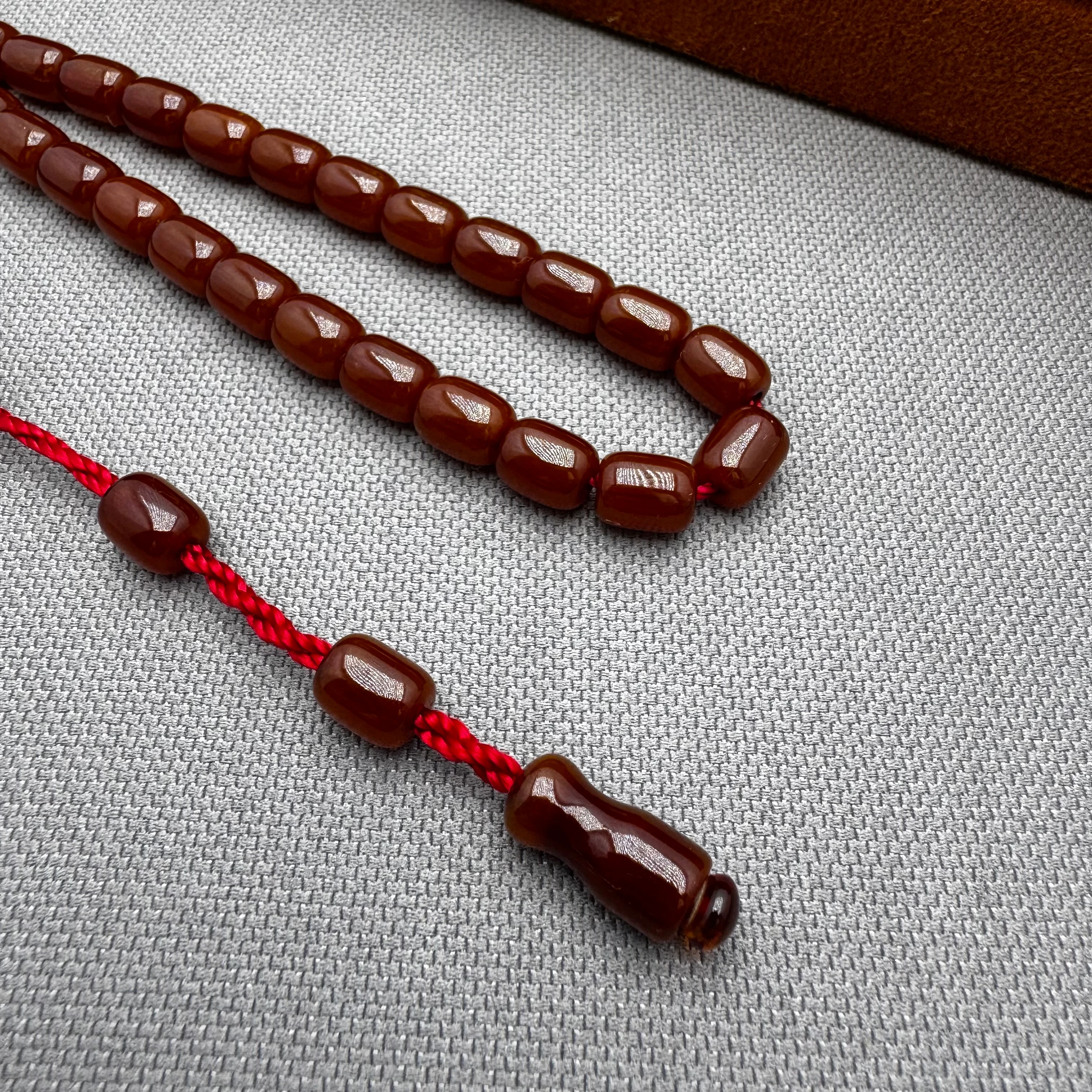 Buğulu Hamur Karamel Renk Alman Çubuk Malzeme Sıkma Kehribar Tespih