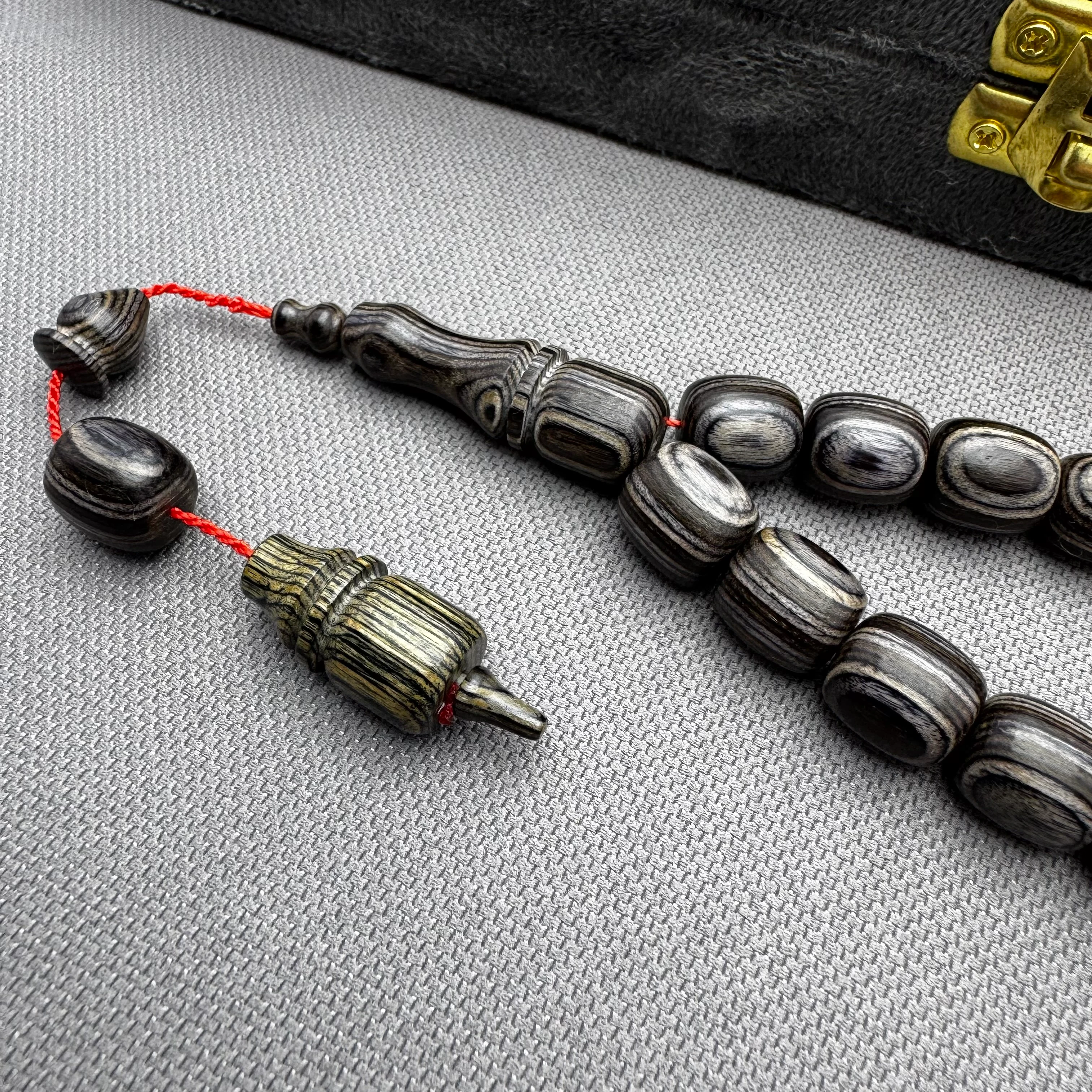 Salih ŞİRİN Usta İşçilikli Mürdüm Gri Harika Çekim Sesine Sahip Kafur Ağacı Efe Maskot Tespih