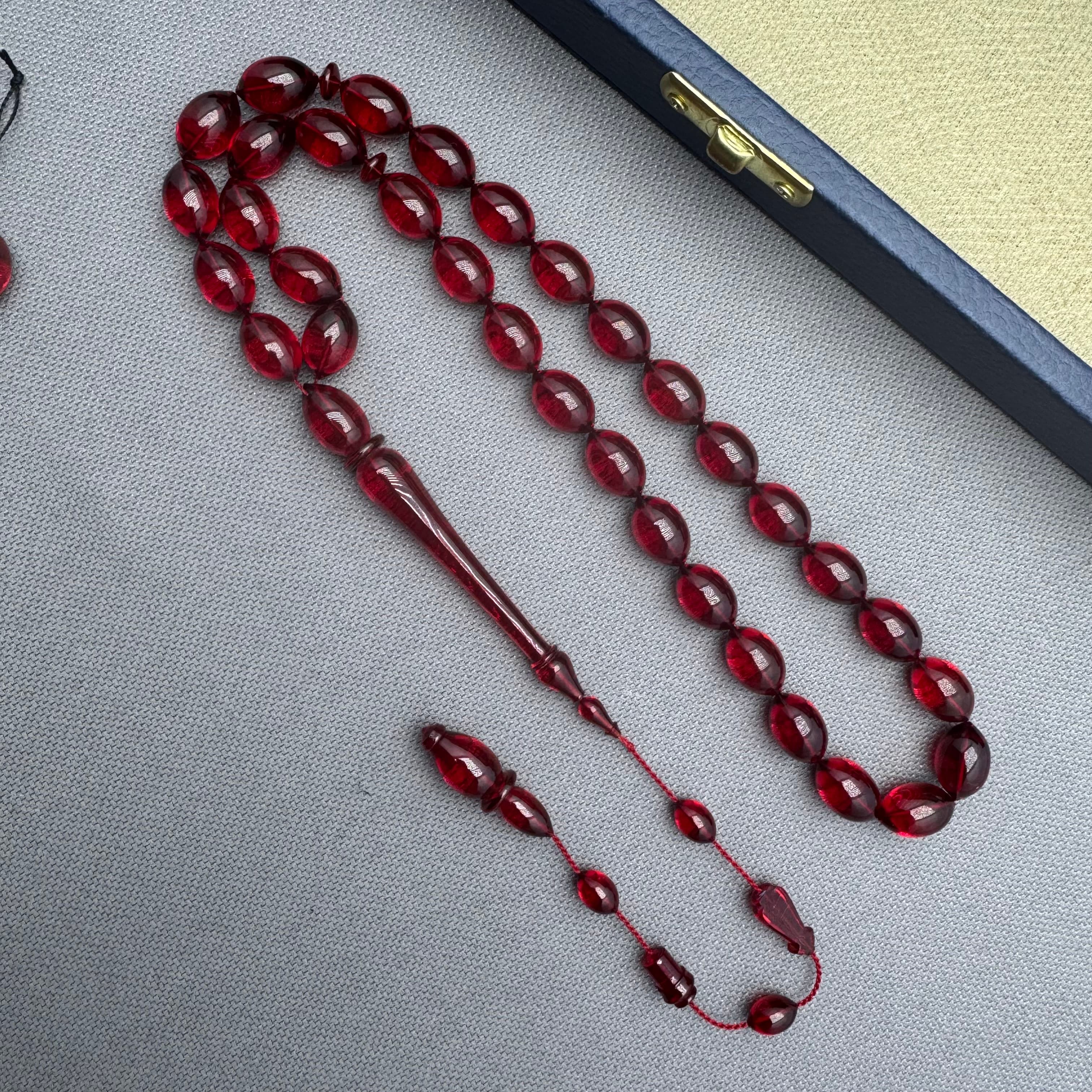 CETE Ufuk SAĞLAM Eski Alman Katalin Sülün İmame 9X14mm Beyzi Kesim Tespih