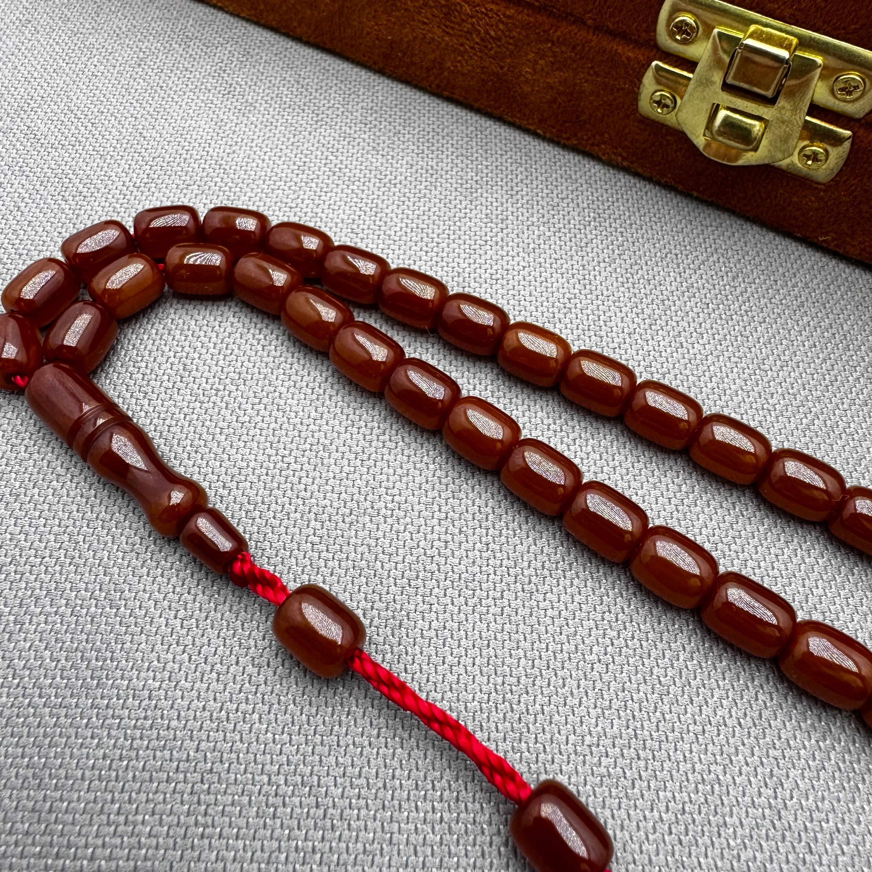 Buğulu Hamur Karamel Renk Alman Çubuk Malzeme Sıkma Kehribar Tespih