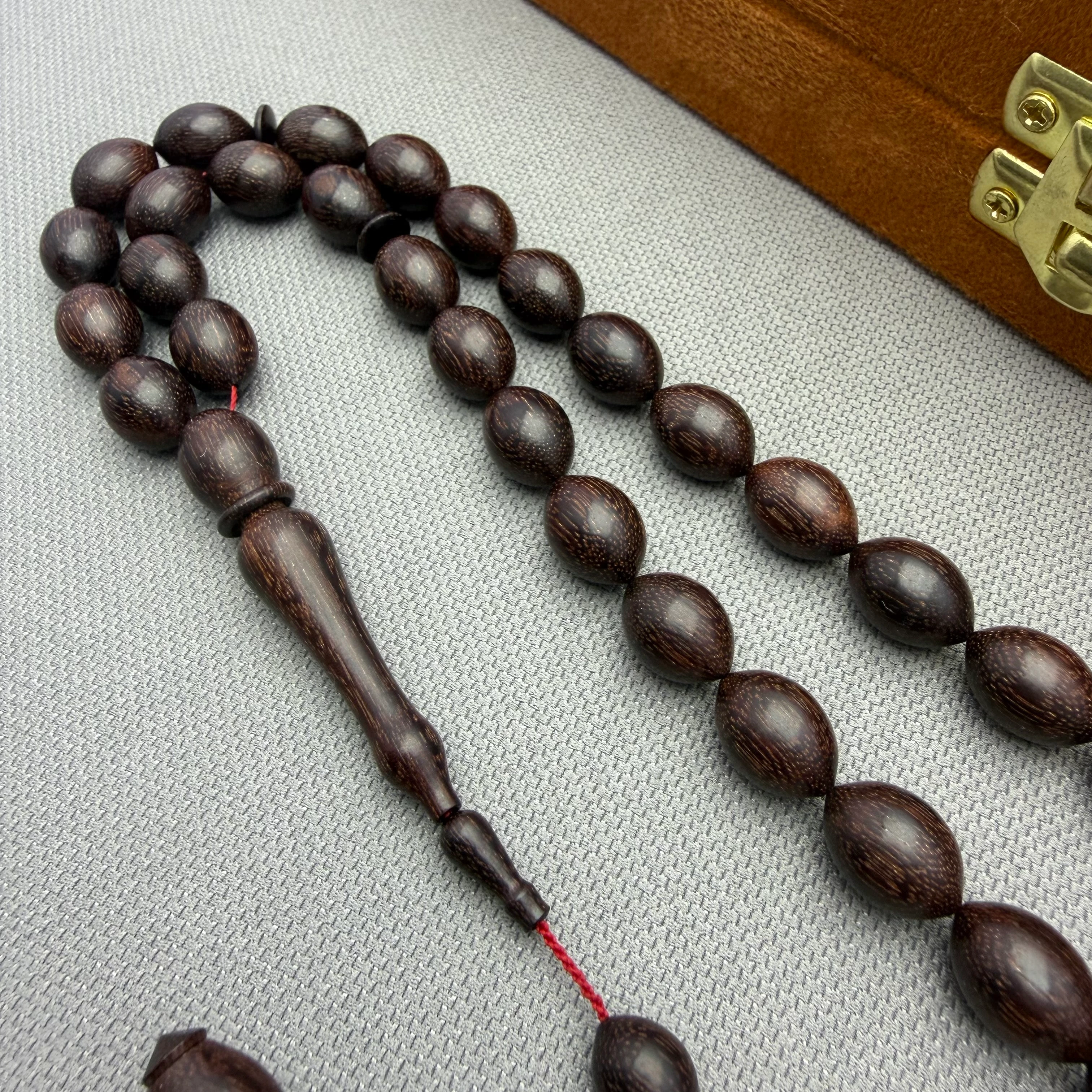 Cem BÜLBÜL Usta Özel İşçilikli Pırlanta İmzalı Demirhindi Ağacı Tespih