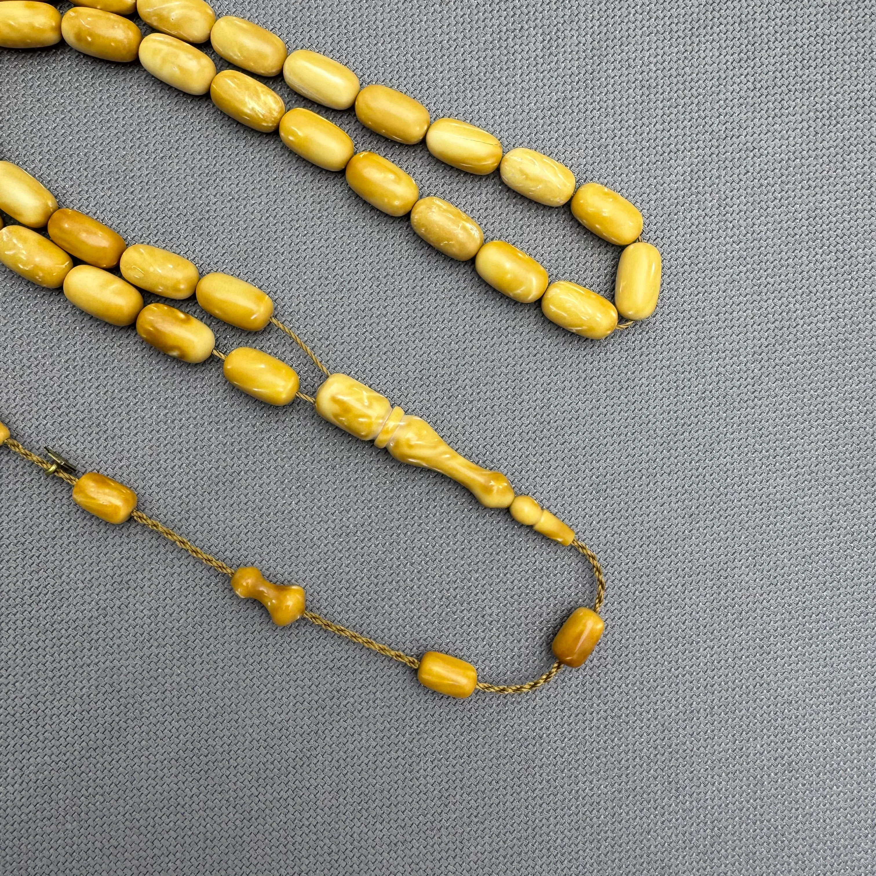 MUHAMMET GAZYAĞCI Usta İşçilikli Kapsül Kesim Saray Kukası Tespih