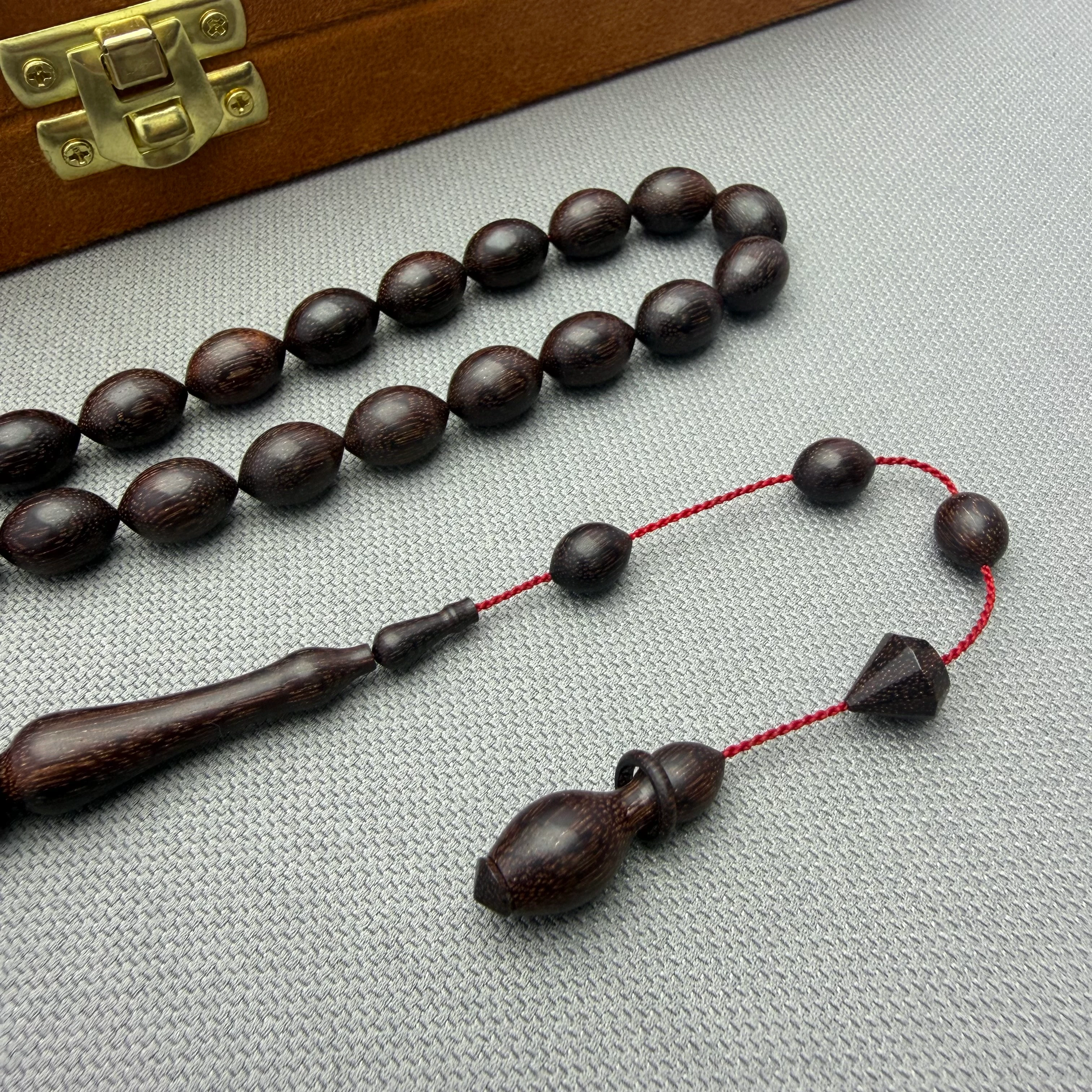 Cem BÜLBÜL Usta Özel İşçilikli Pırlanta İmzalı Demirhindi Ağacı Tespih