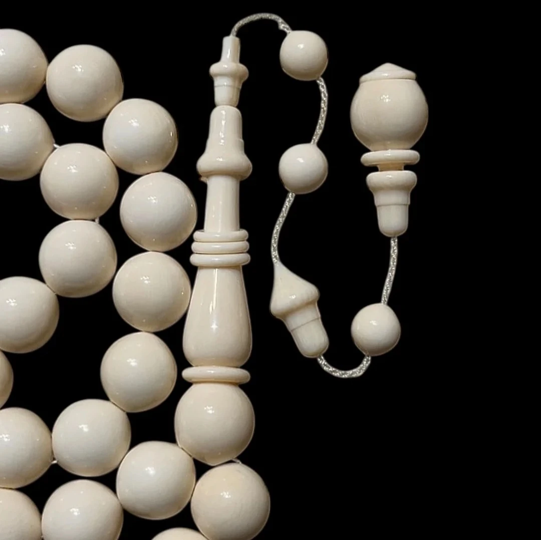 Osman KİRAZ Usta İşçilikli ivory Fildişi Özel Tasarım Tespih