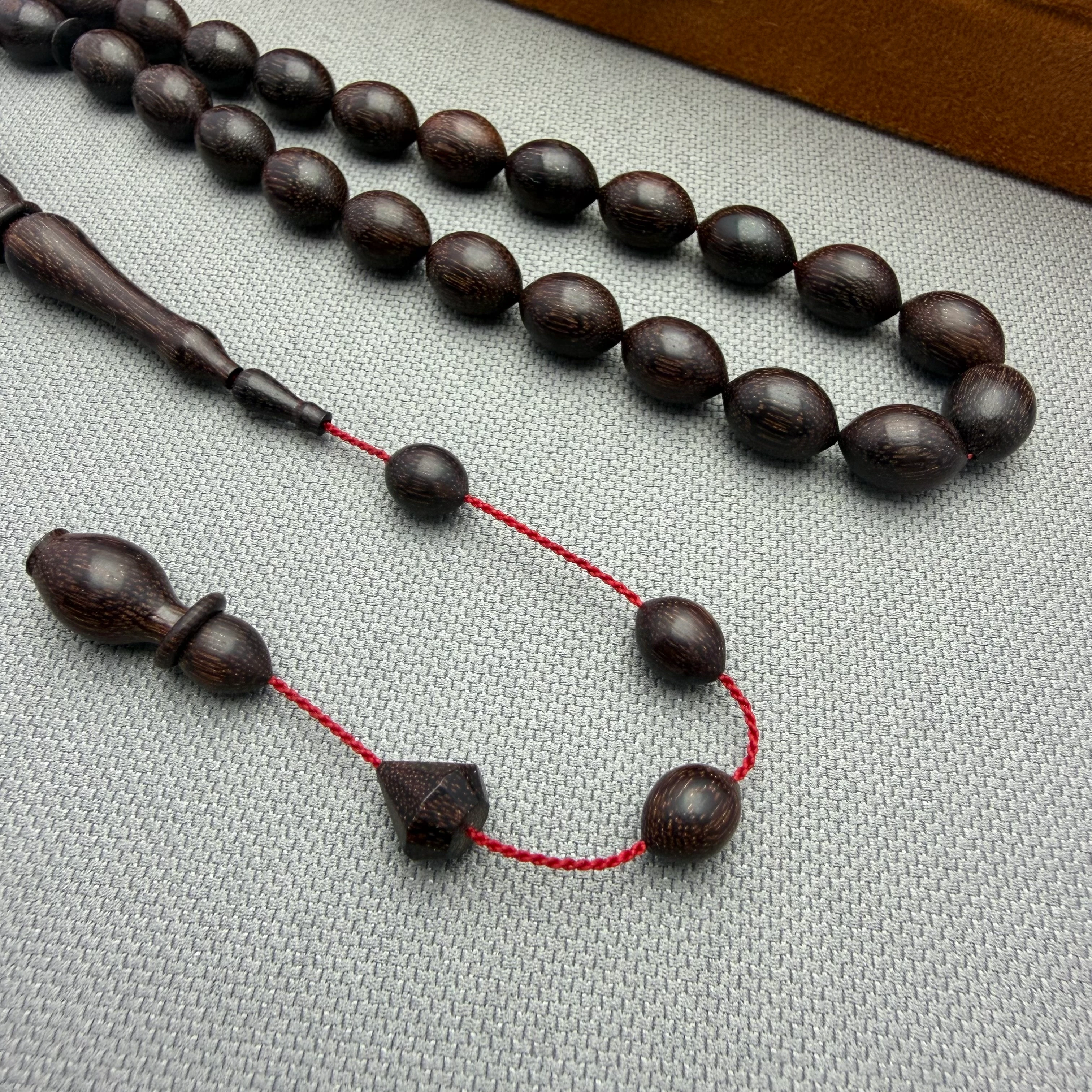 Cem BÜLBÜL Usta Özel İşçilikli Pırlanta İmzalı Demirhindi Ağacı Tespih