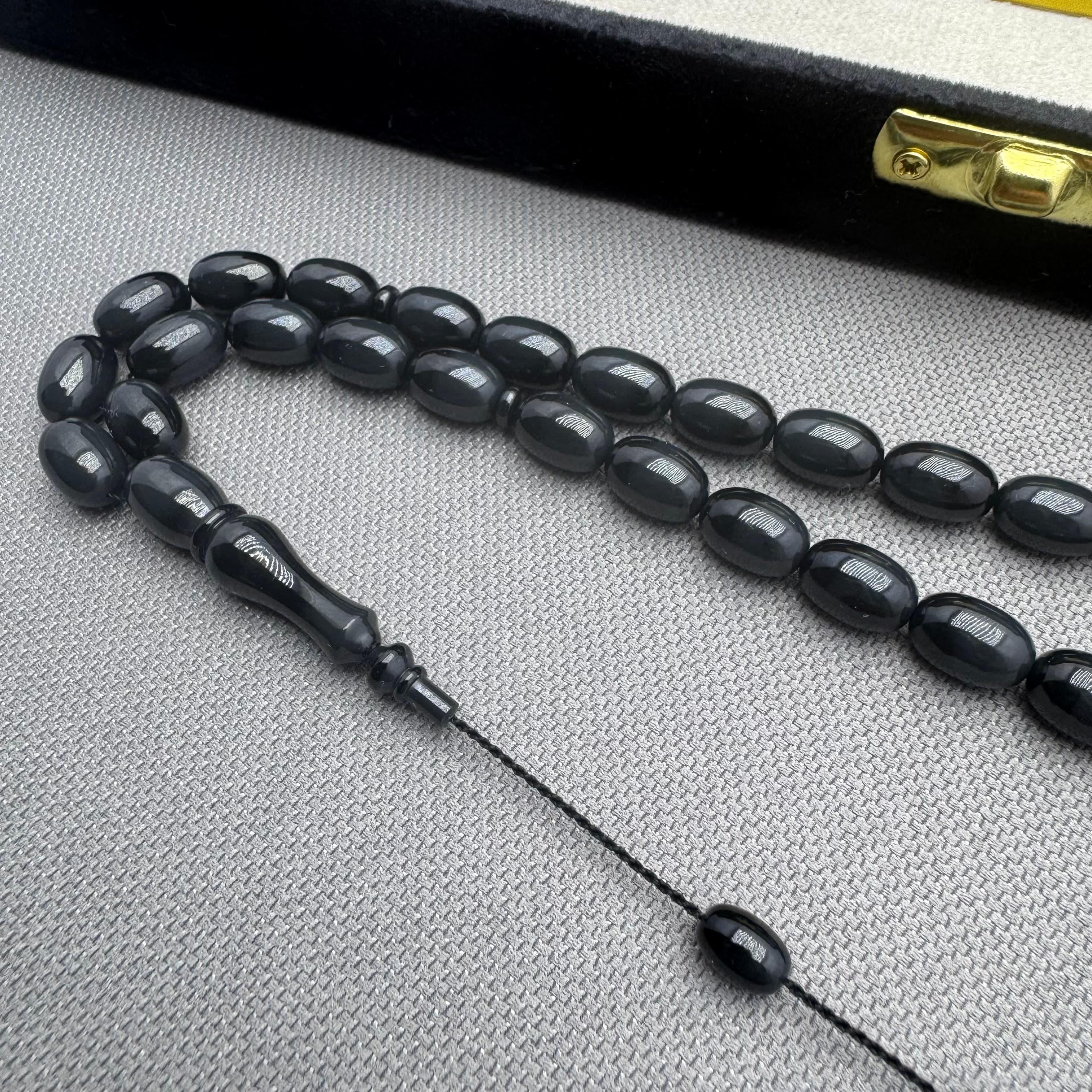 Abdulkadir ALTUN 7.5x11mm Osmanlı Obje Kapsül Model Anstrasit Desenli Tespih