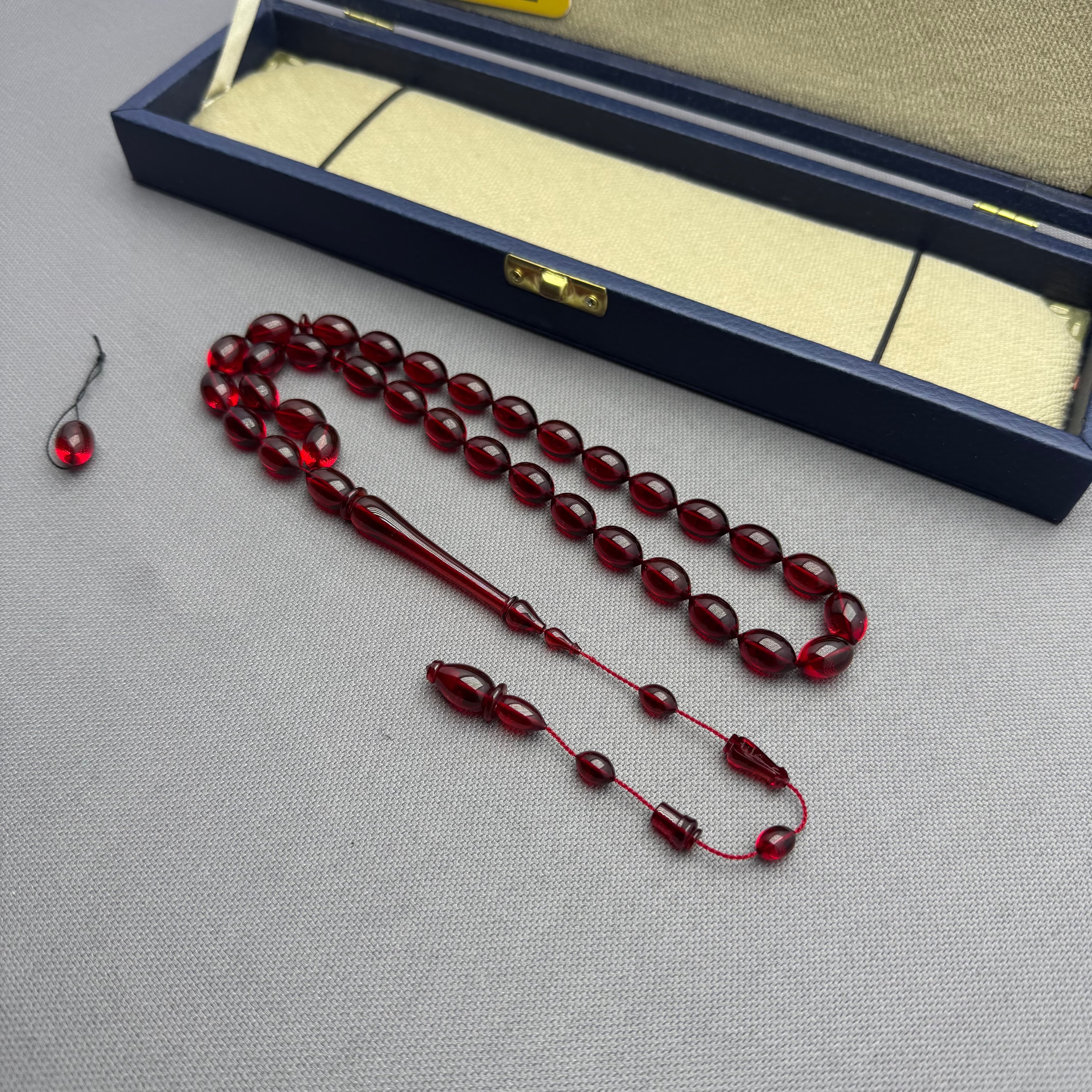 CETE Ufuk SAĞLAM Eski Alman Katalin Sülün İmame 9X14mm Beyzi Kesim Tespih