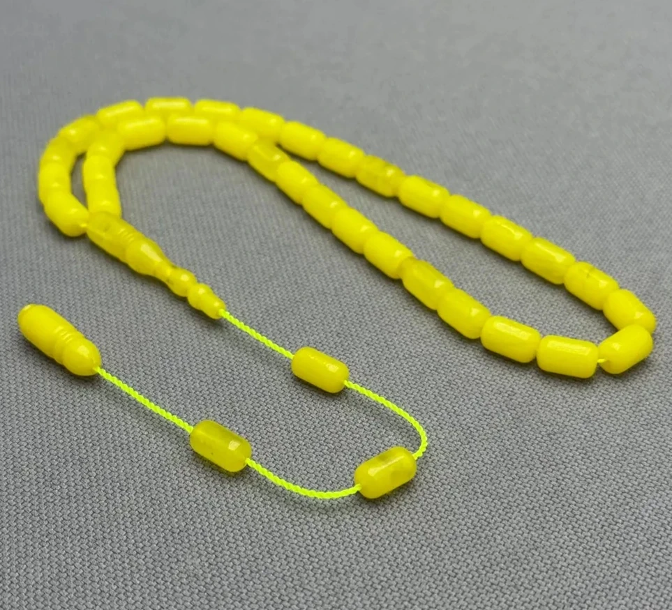 Osmanlı Sıfır Yapı Benzetme Özel Hamur Yoğun Hareli Sıkma Kehribar Tespih