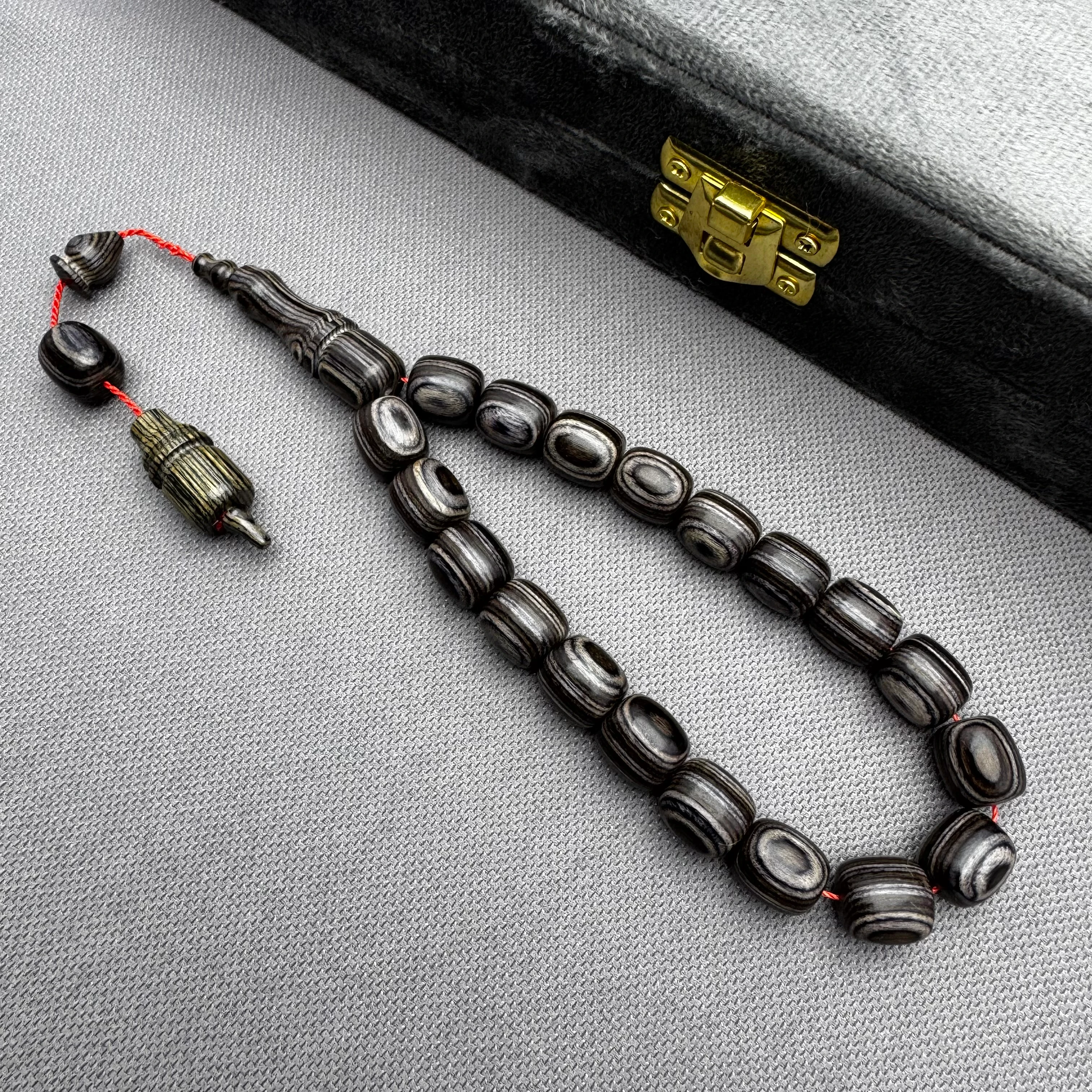 Salih ŞİRİN Usta İşçilikli Mürdüm Gri Harika Çekim Sesine Sahip Kafur Ağacı Efe Maskot Tespih