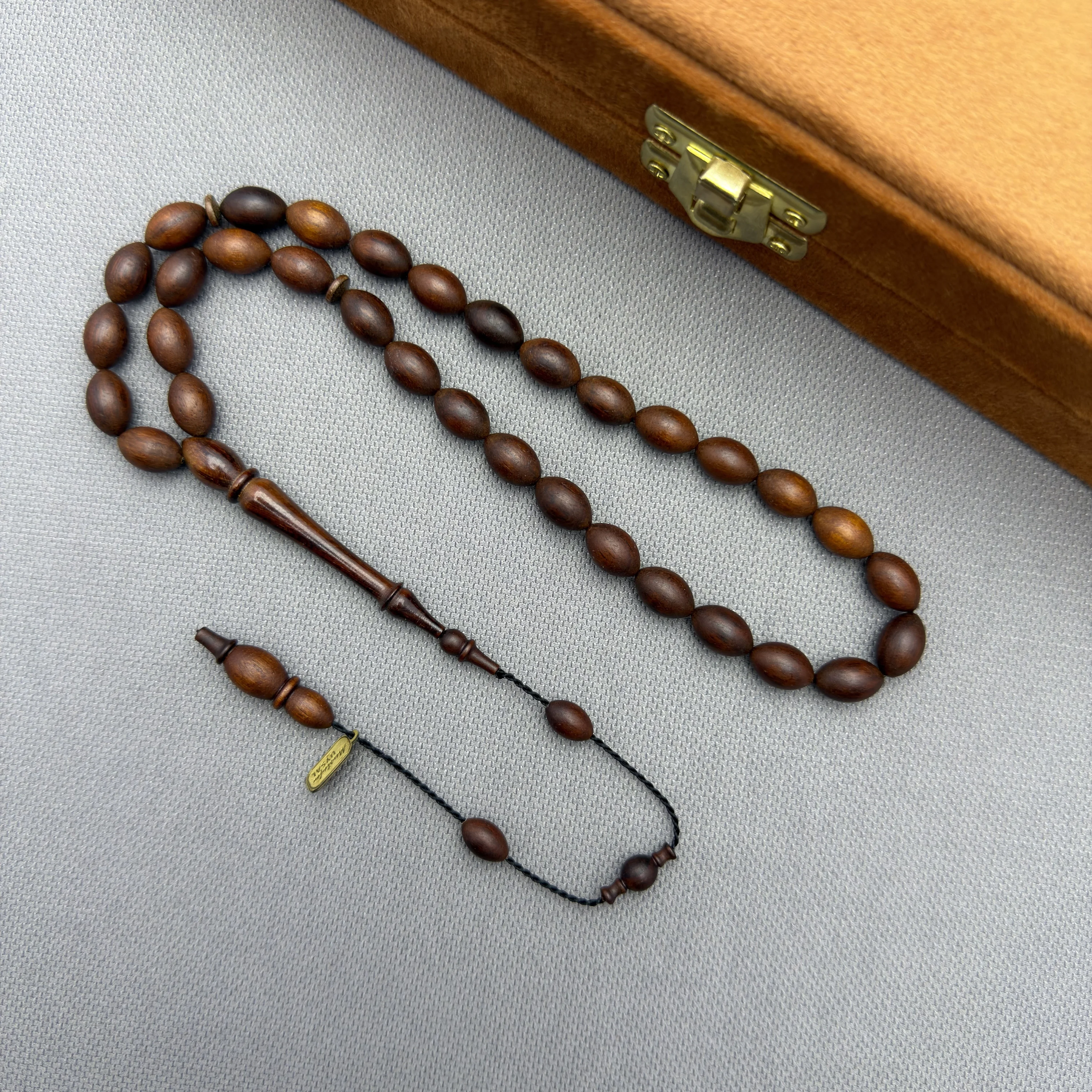 Mustafa UYSAL Usta Birinci Sınıf İşçilik Orjinal Yılan Ağacı Tespih