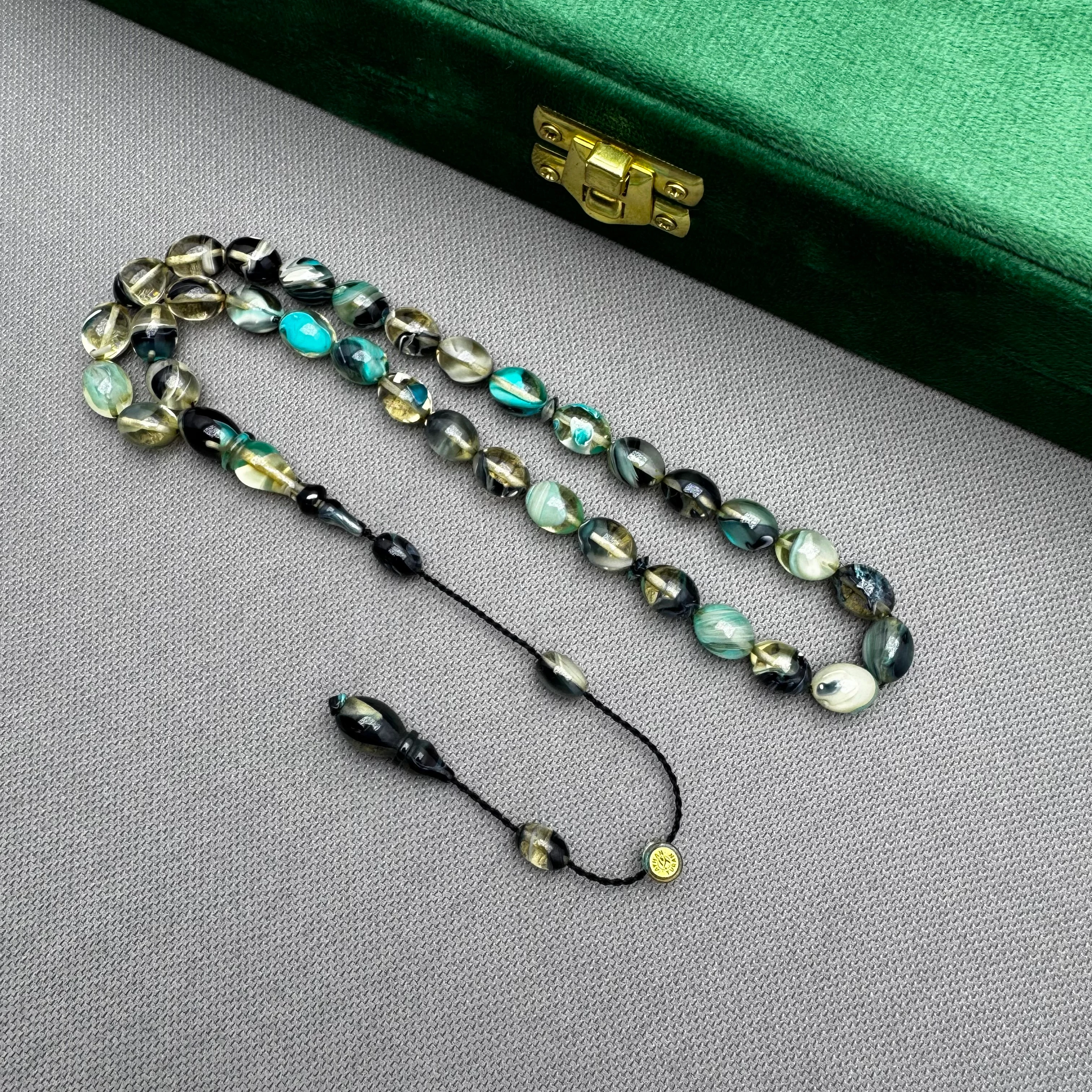 Ayhan TURAN Usta İşçilikli Özel Döküm Renk Süzmesi Sıkma Kehribar Tespih