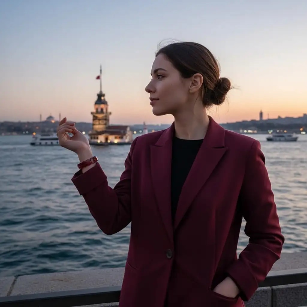 Yetişkin Vişne Bordo Ateş Kehribar Unisex Kehribar Bileklik