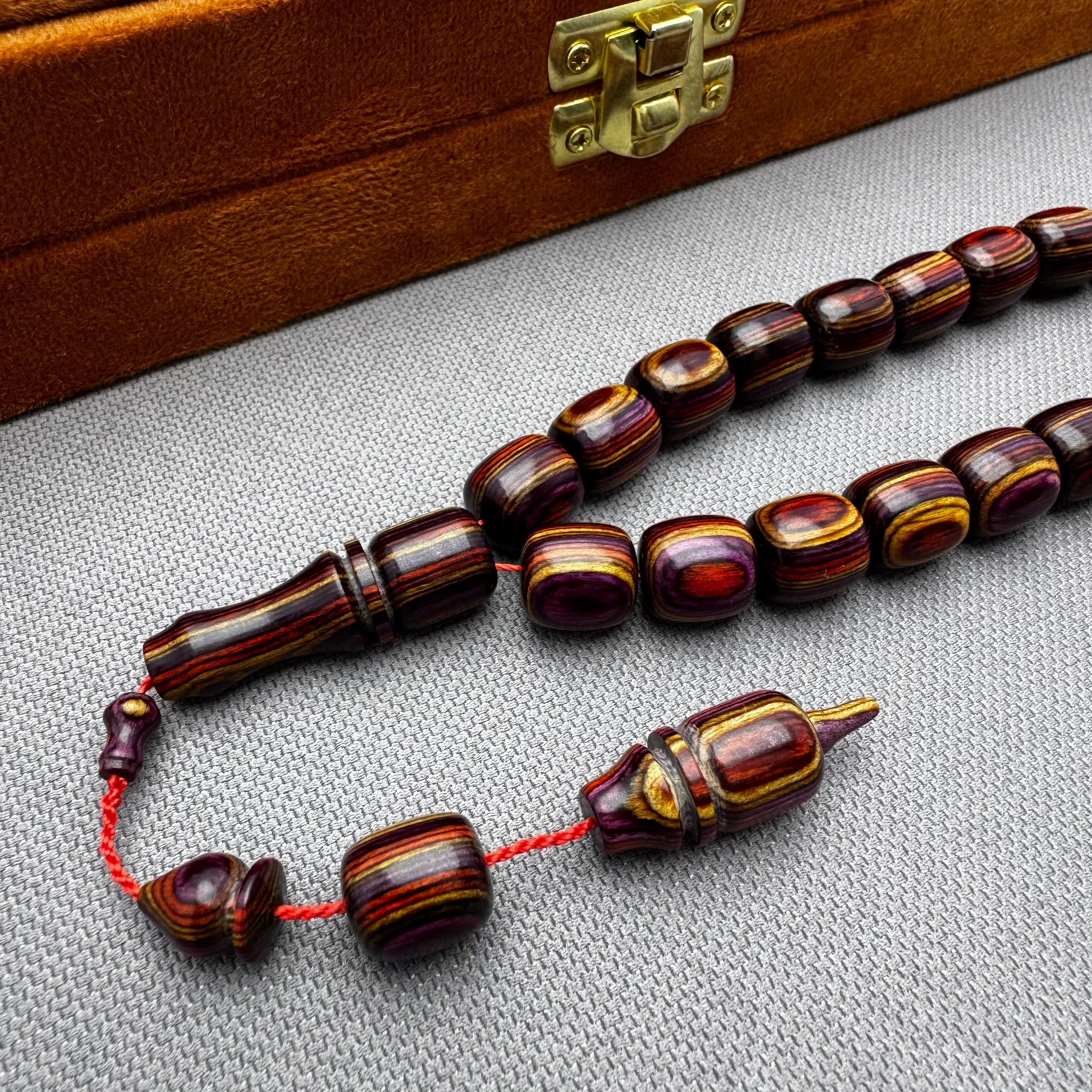 Salih ŞİRİN Usta İşçilikli Multi Color Harika Çekim Sesine Sahip Kafur Ağacı Efe Maskot Tespih