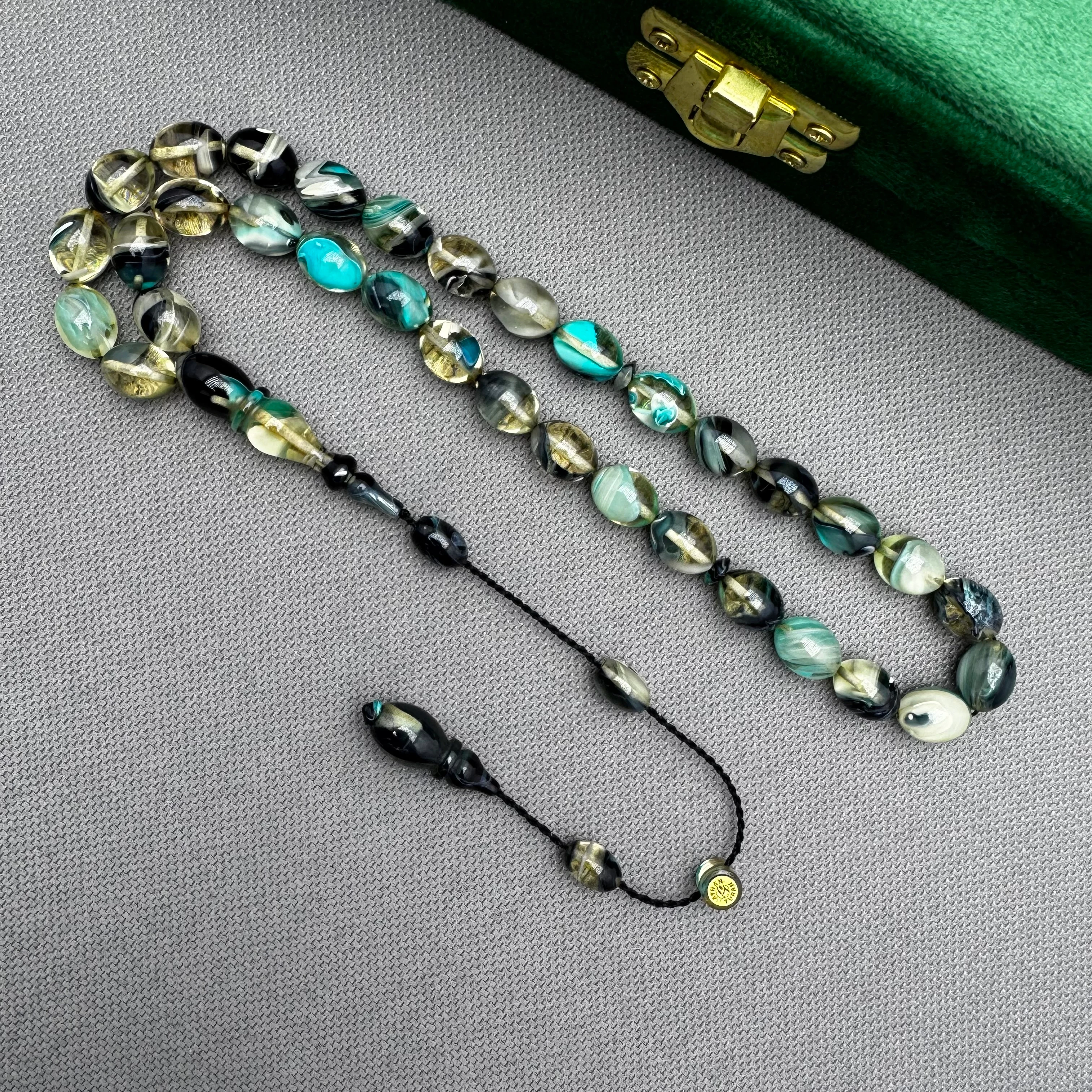 Ayhan TURAN Usta İşçilikli Özel Döküm Renk Süzmesi Sıkma Kehribar Tespih