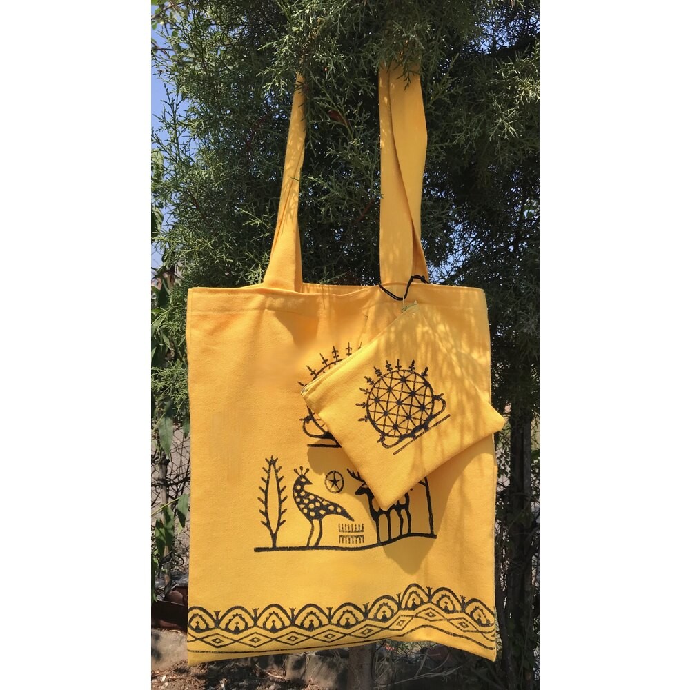 Hitit Baskılı Bez Çanta ve clutch çanta