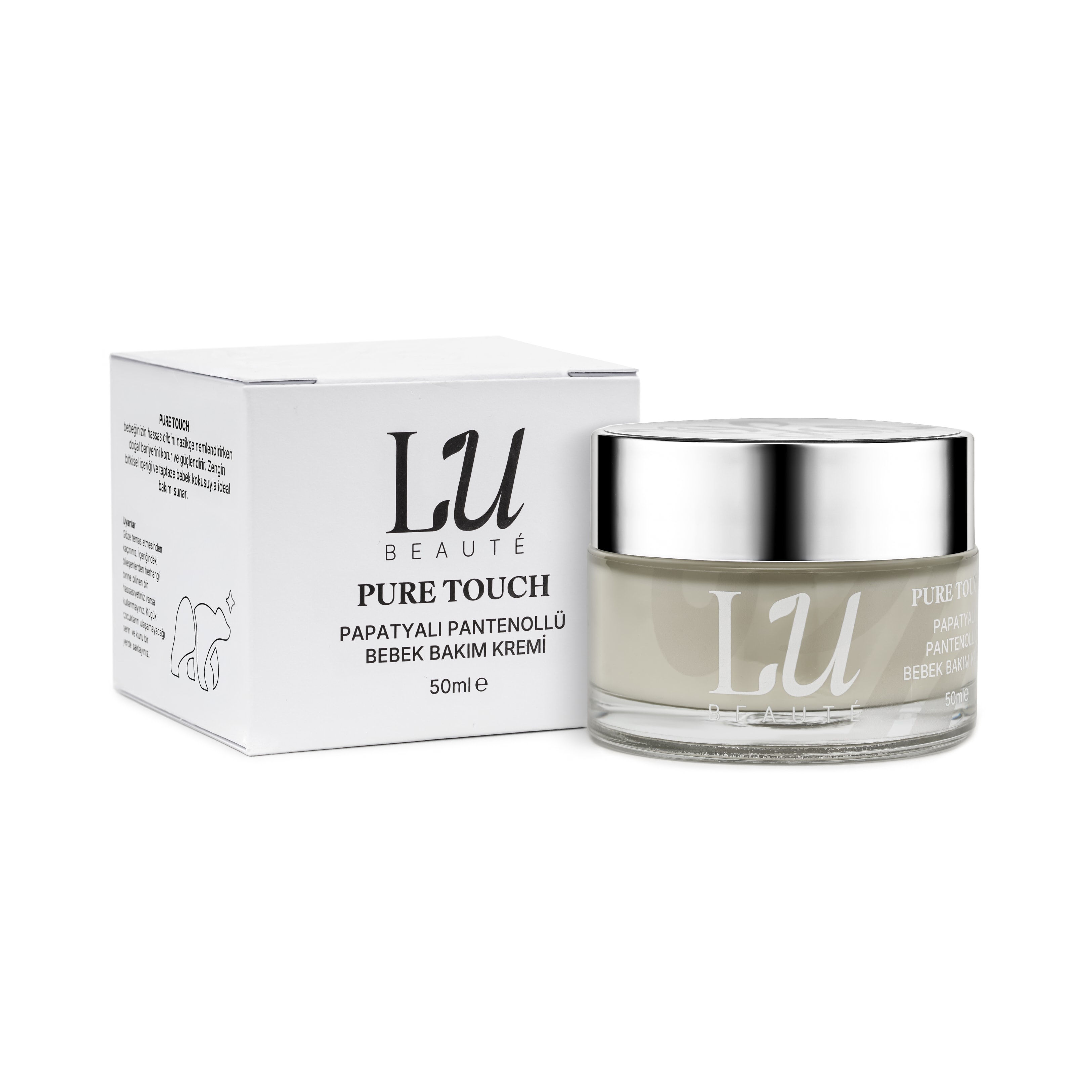 PURE TOUCH Papatyalı Pantenollü Bebek Bakım Kremi 50ml