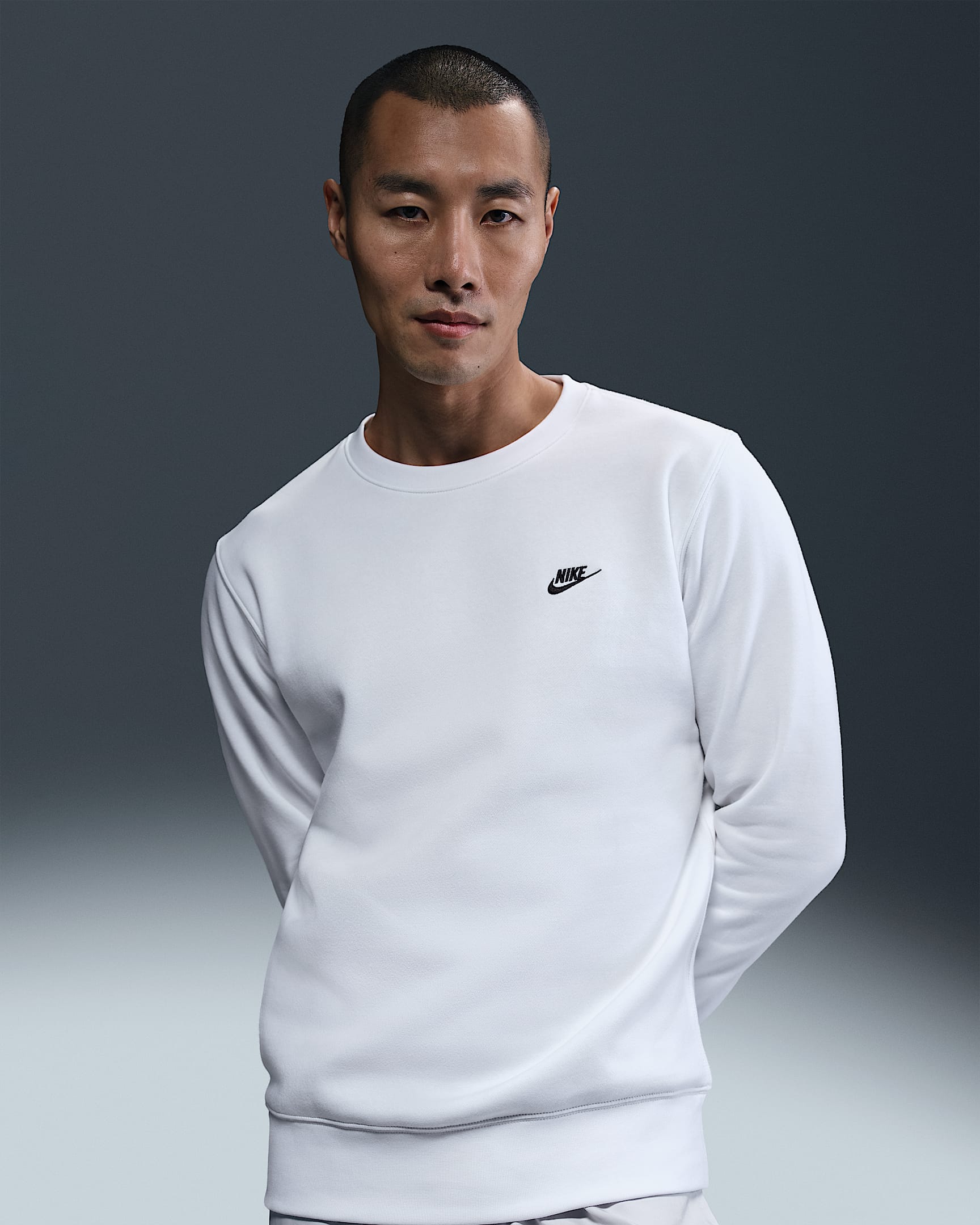 Club Fleece Sweatshirt - Beyaz