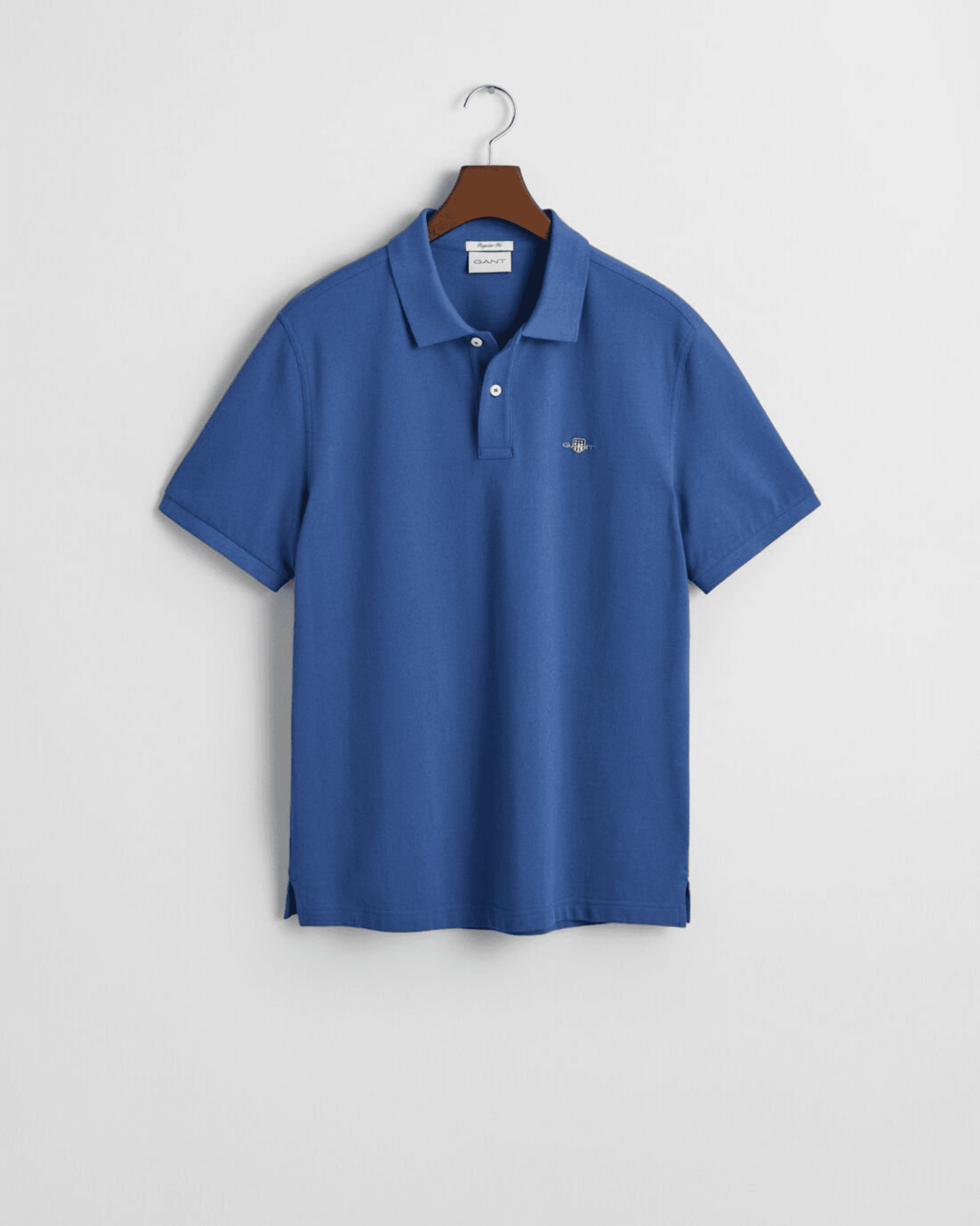 Shield Piqué Polo T-Shirt - Mavi