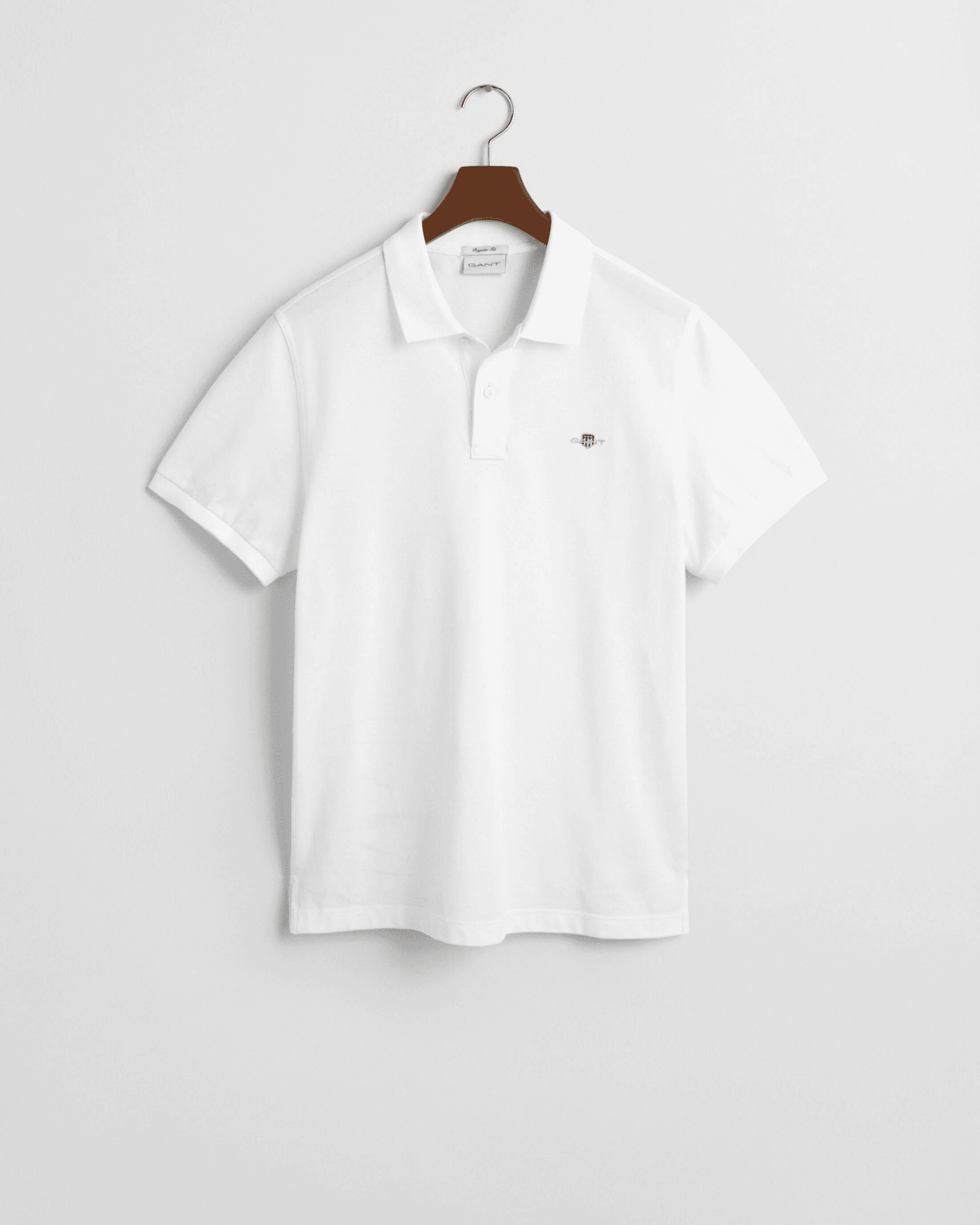 Shield Piqué Polo T-Shirt - Beyaz
