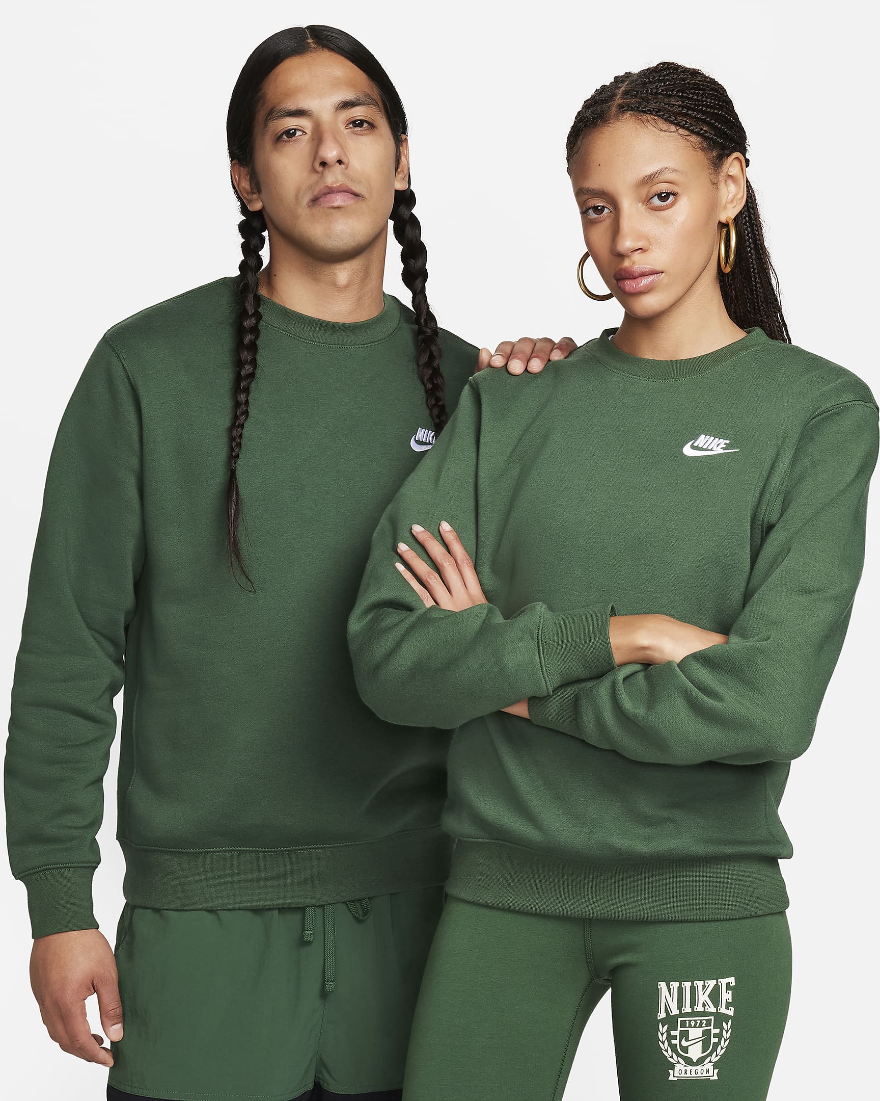 Club Fleece Sweatshirt - Yeşil