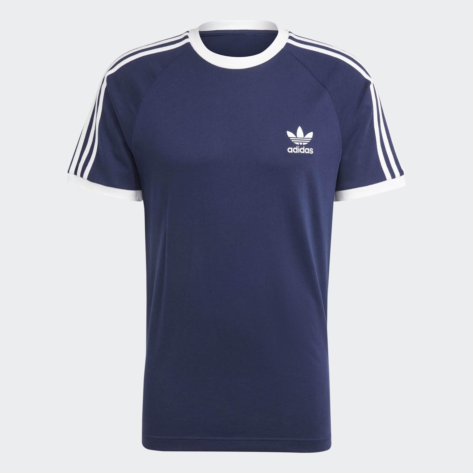 Adicolor Classics 3-Stripes Tişört - Lacivert