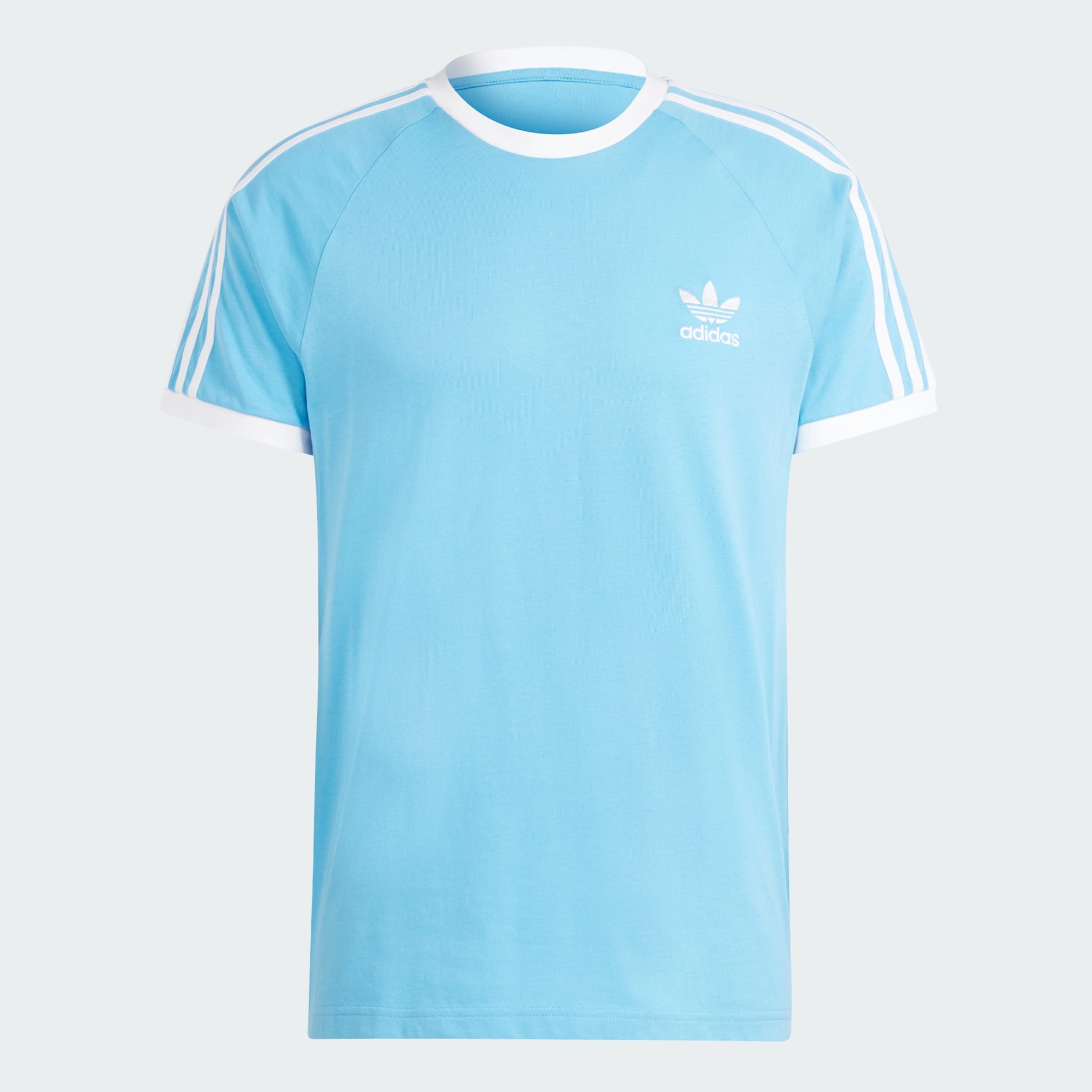 Adicolor Classics 3-Stripes Tişört - Açık Mavi