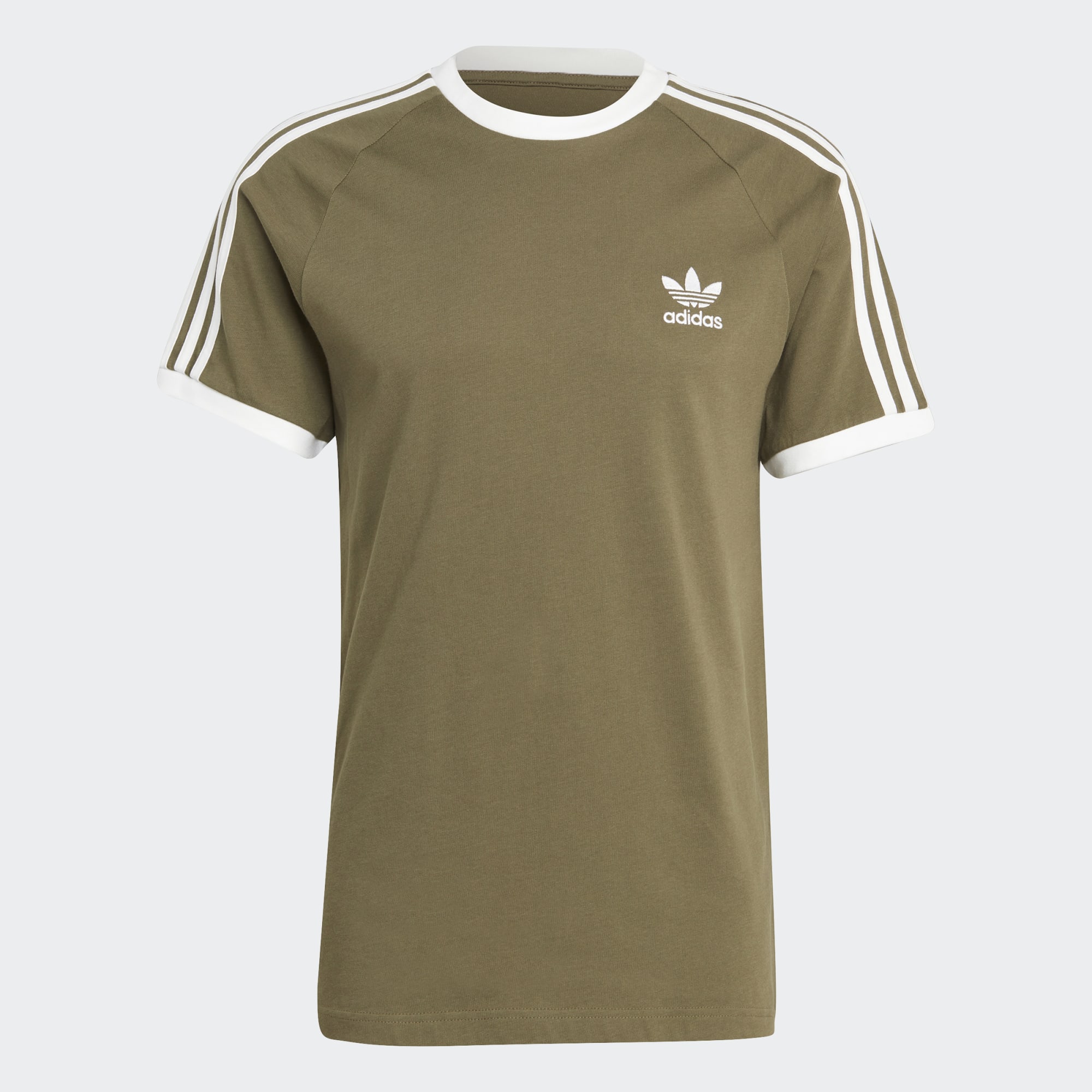 Adicolor Classics 3-Stripes Tişört - Haki