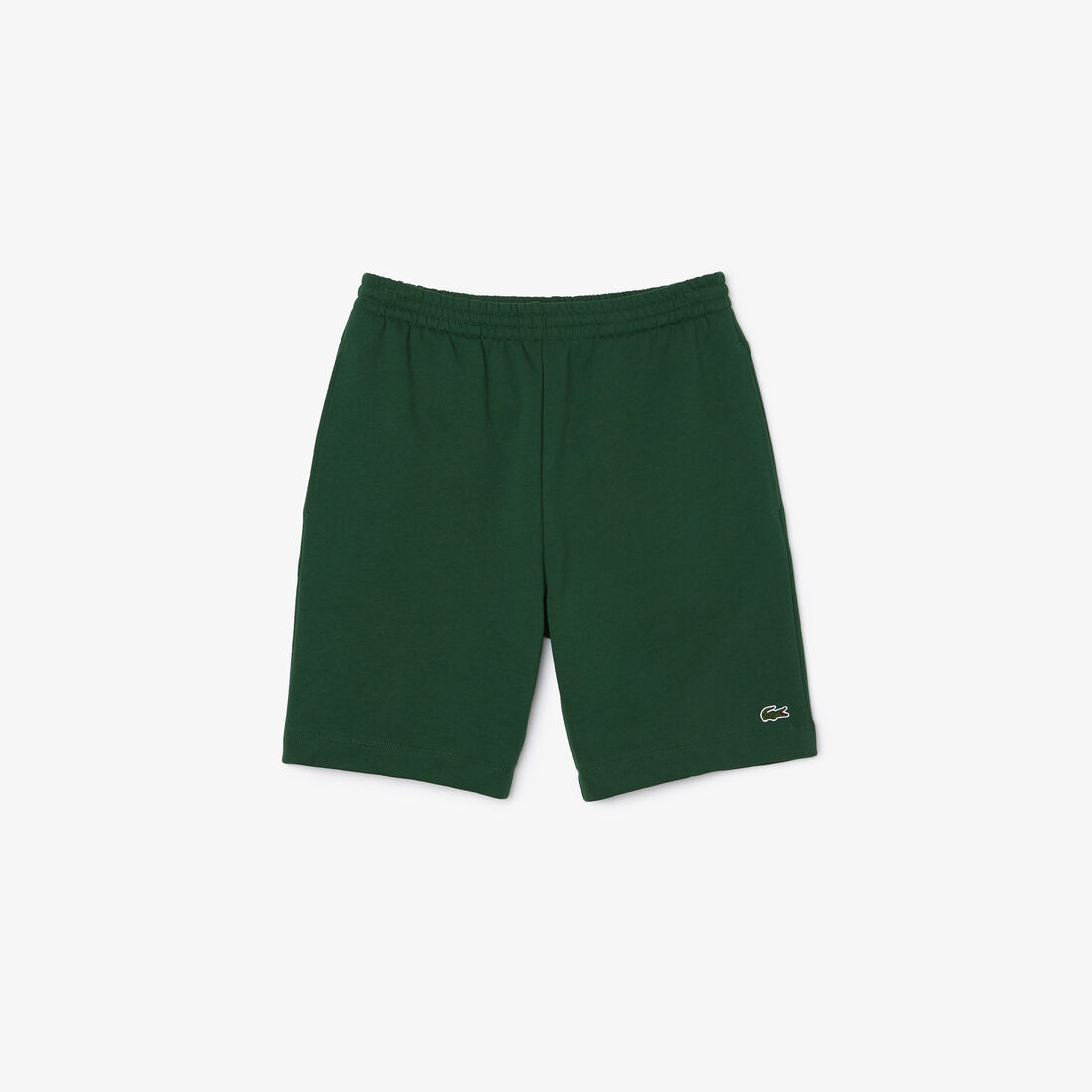 Organic Brushed Cotton Fleece Şort - Yeşil