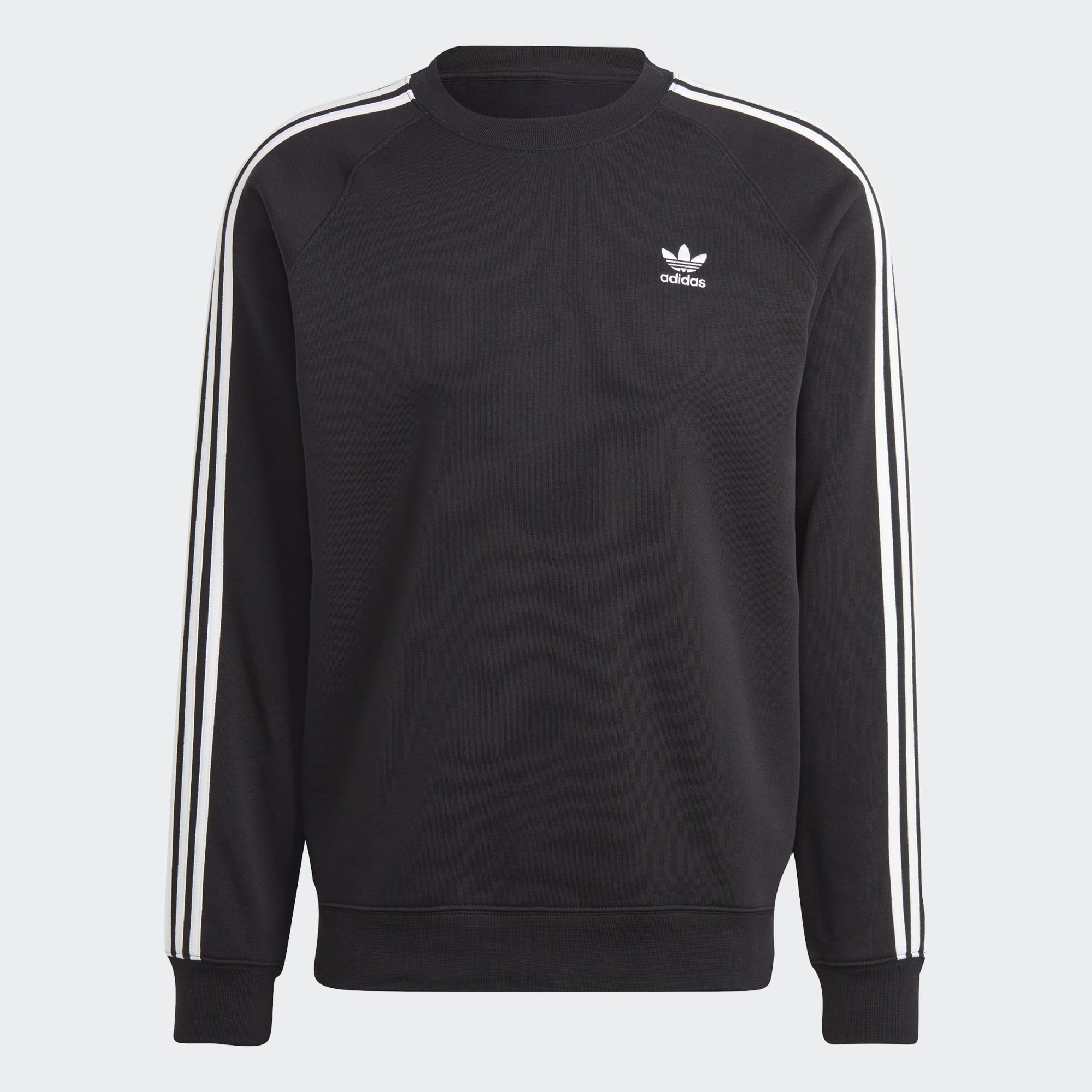 Adicolor Classics 3-Stripes Crew Sweatshirt - Siyah