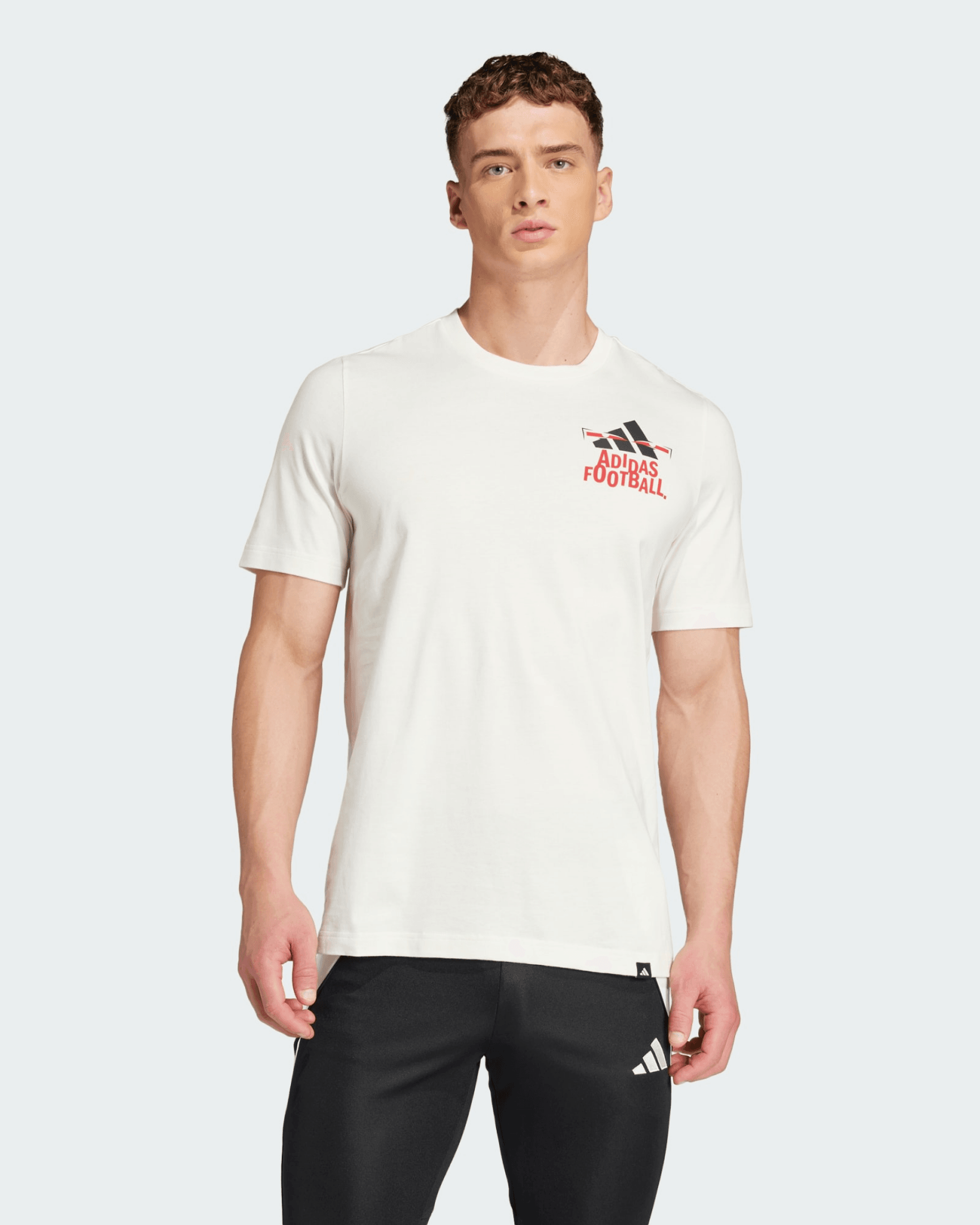 Football Graphic T-Shirt - Beyaz