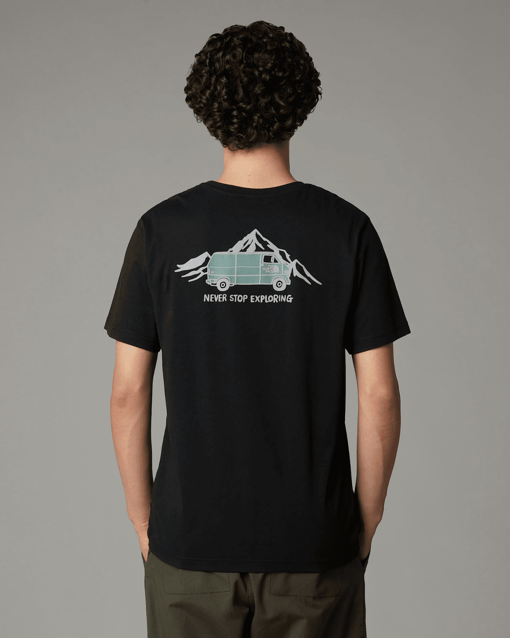 Outdoor Graphic T-Shirt - Siyah