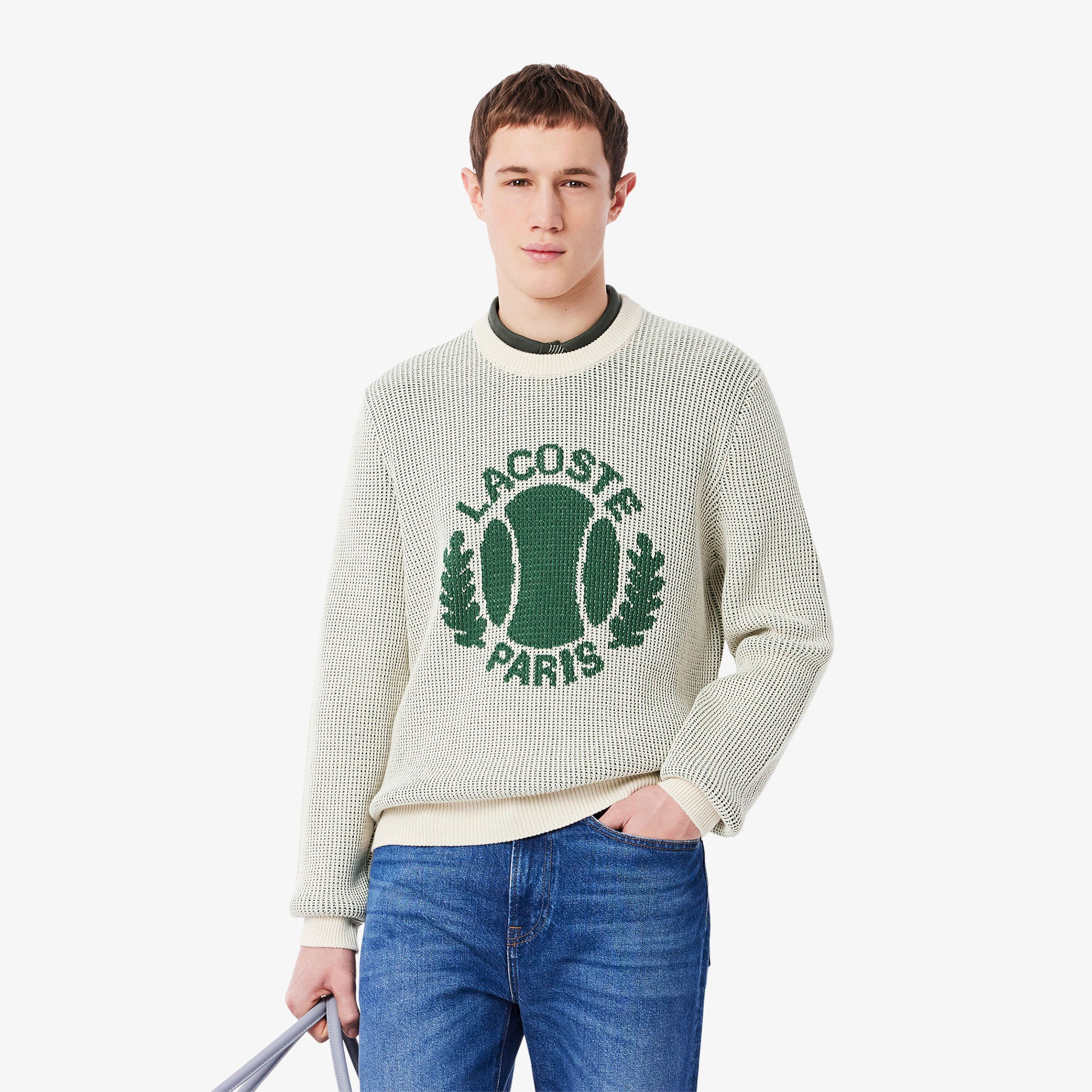 Tennis Desenli Kazak - Bej