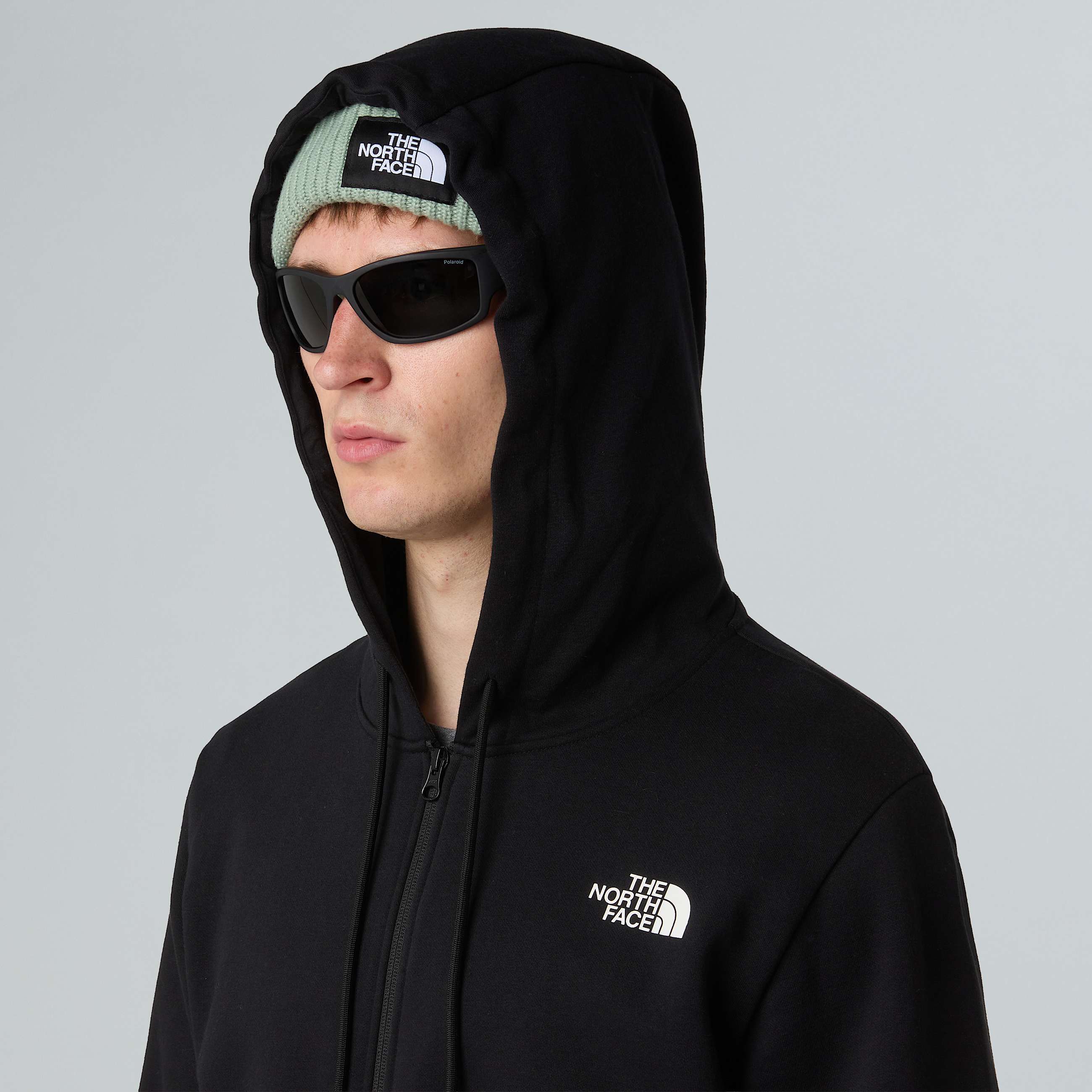 Simple Dome Full-Zip Hoodie