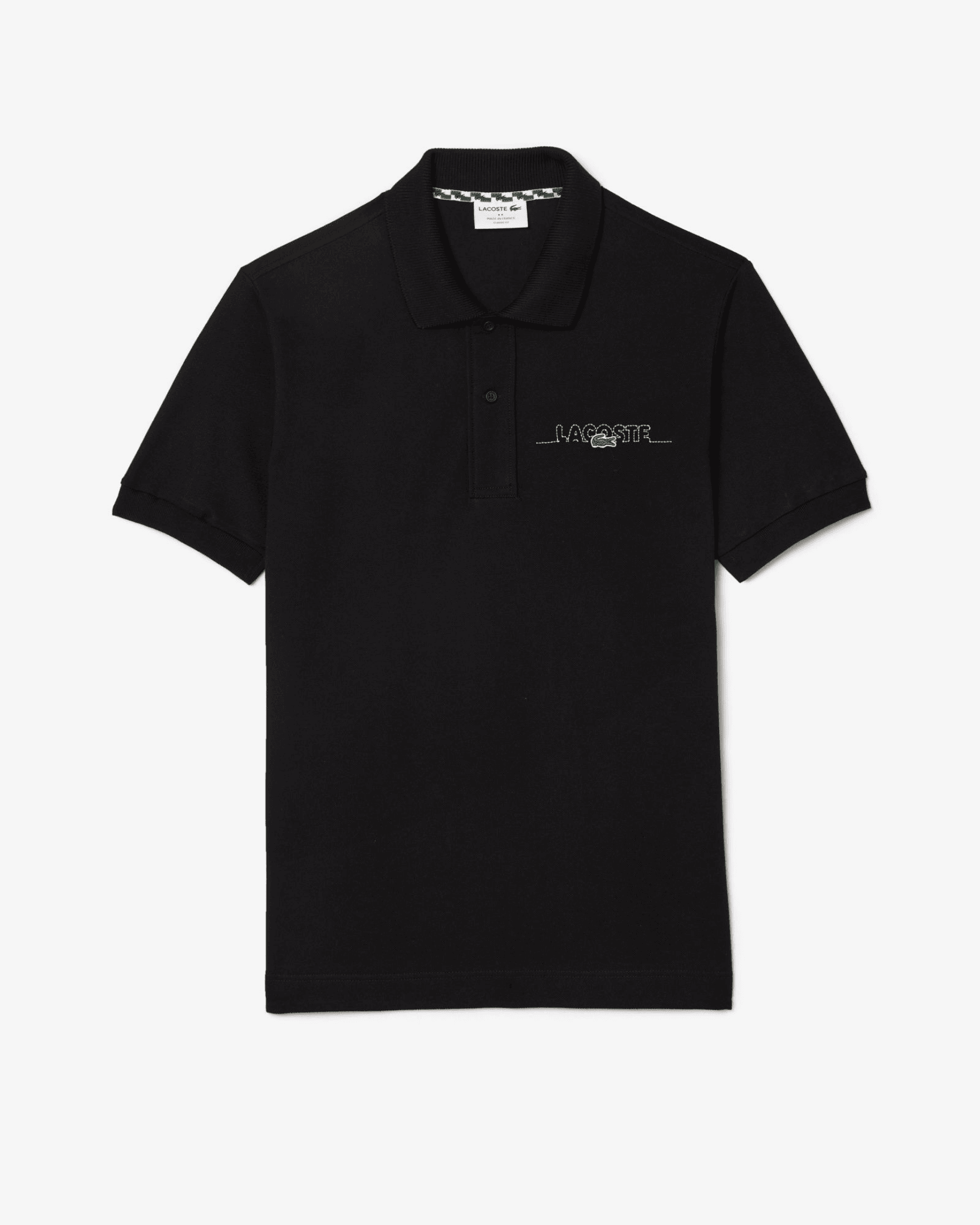 French Made L.12.12 Polo T-Shirt - Siyah