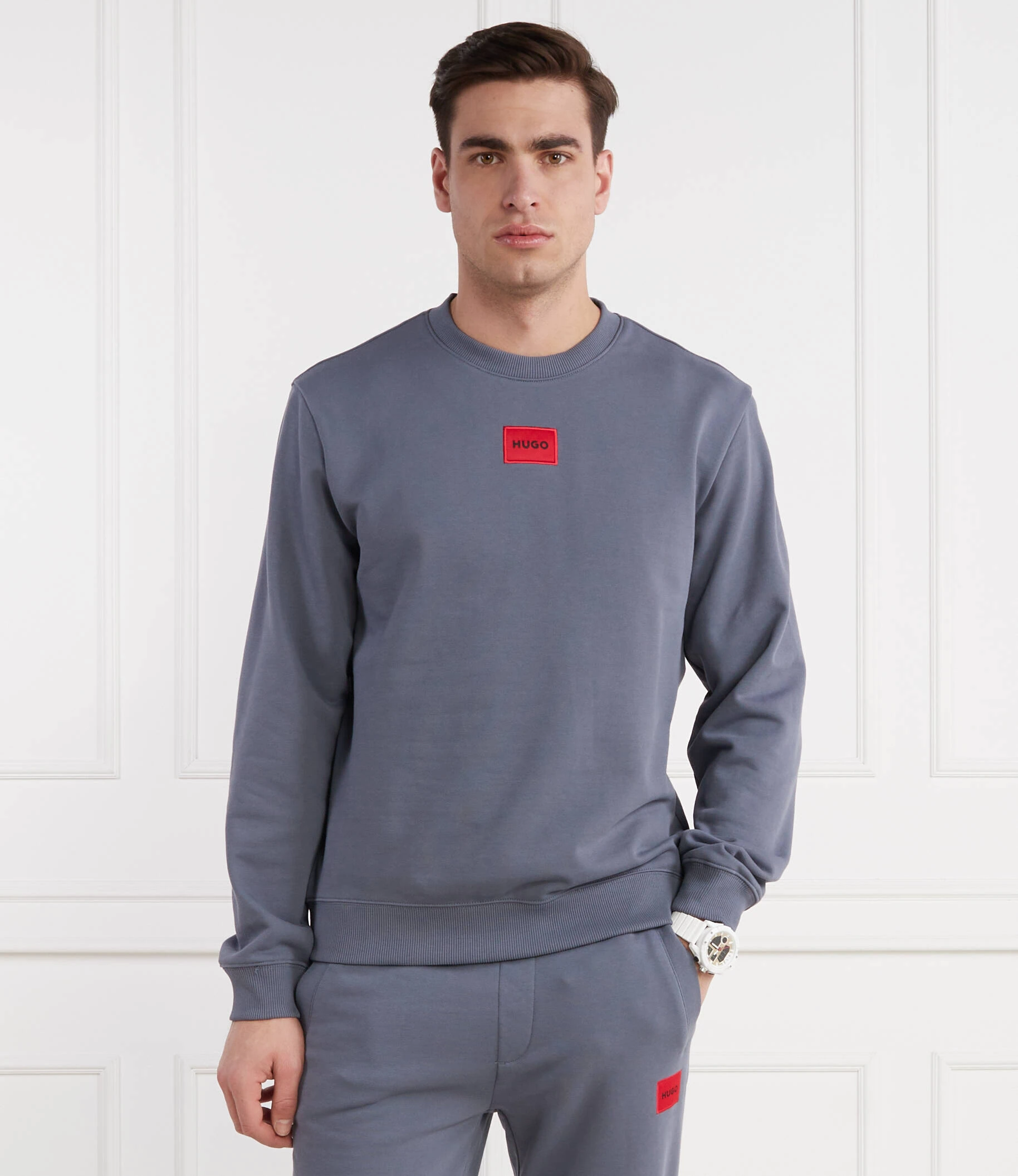Logo Label Sweatshirt - Füme