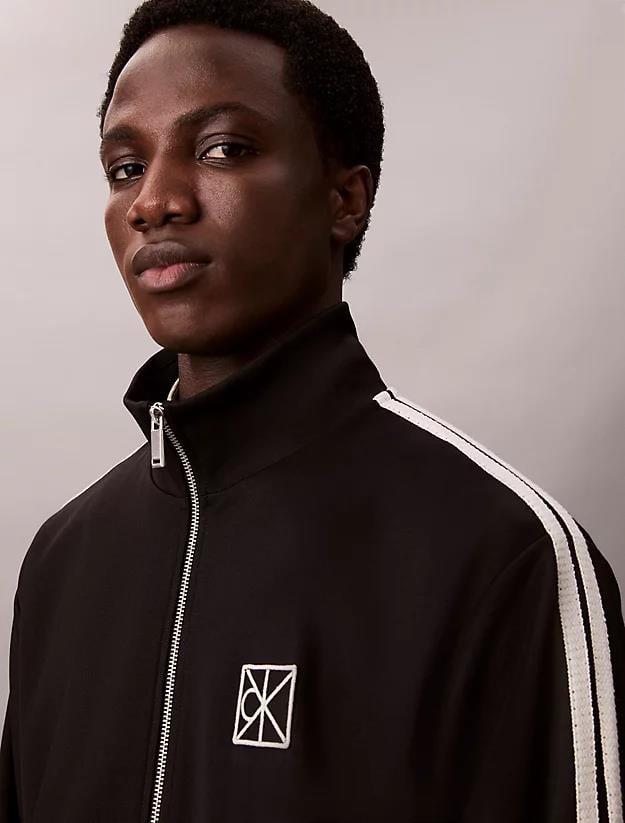 Full-Zip Desenli Sweatshirt