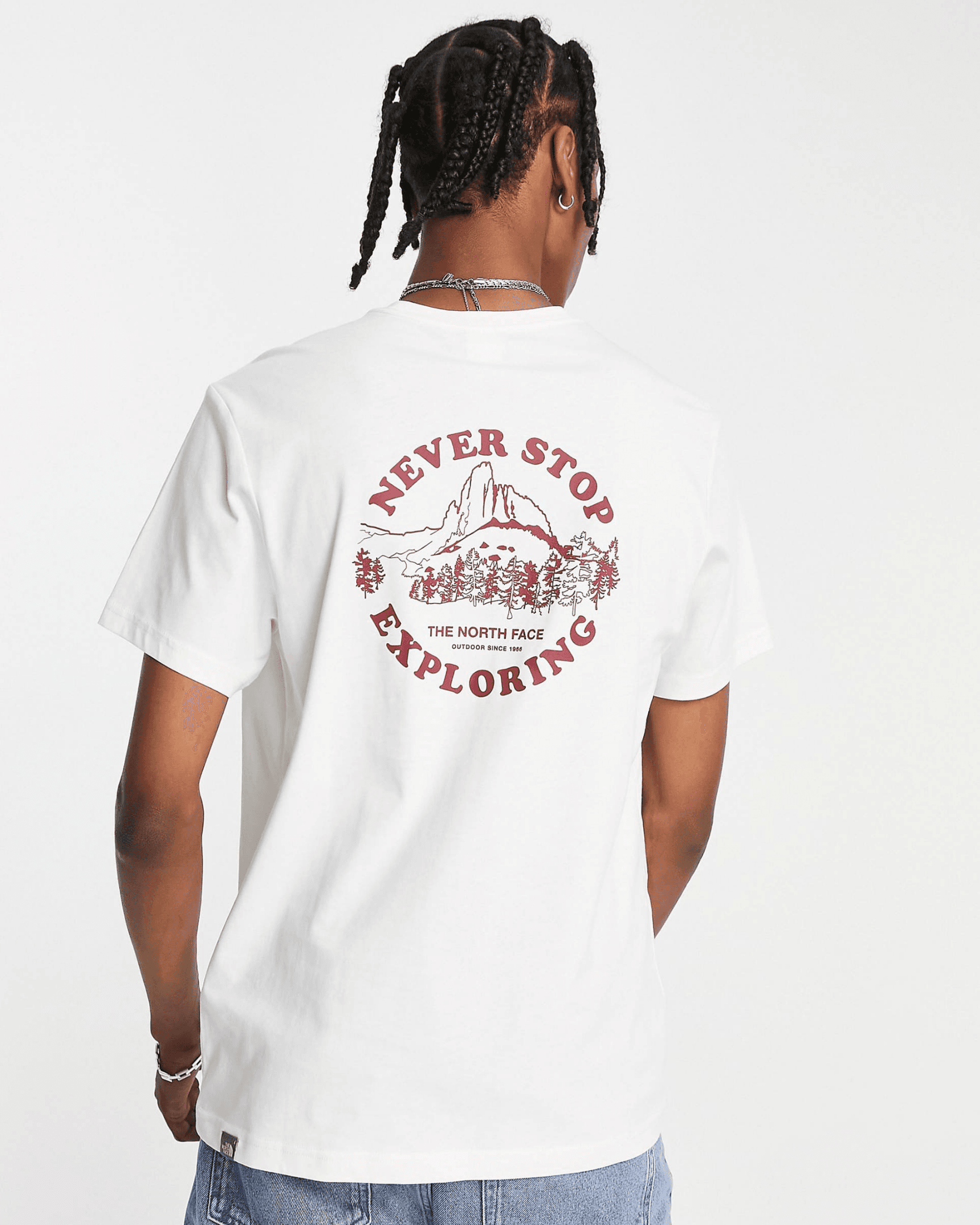 Exploring Circle T-Shirt - Beyaz