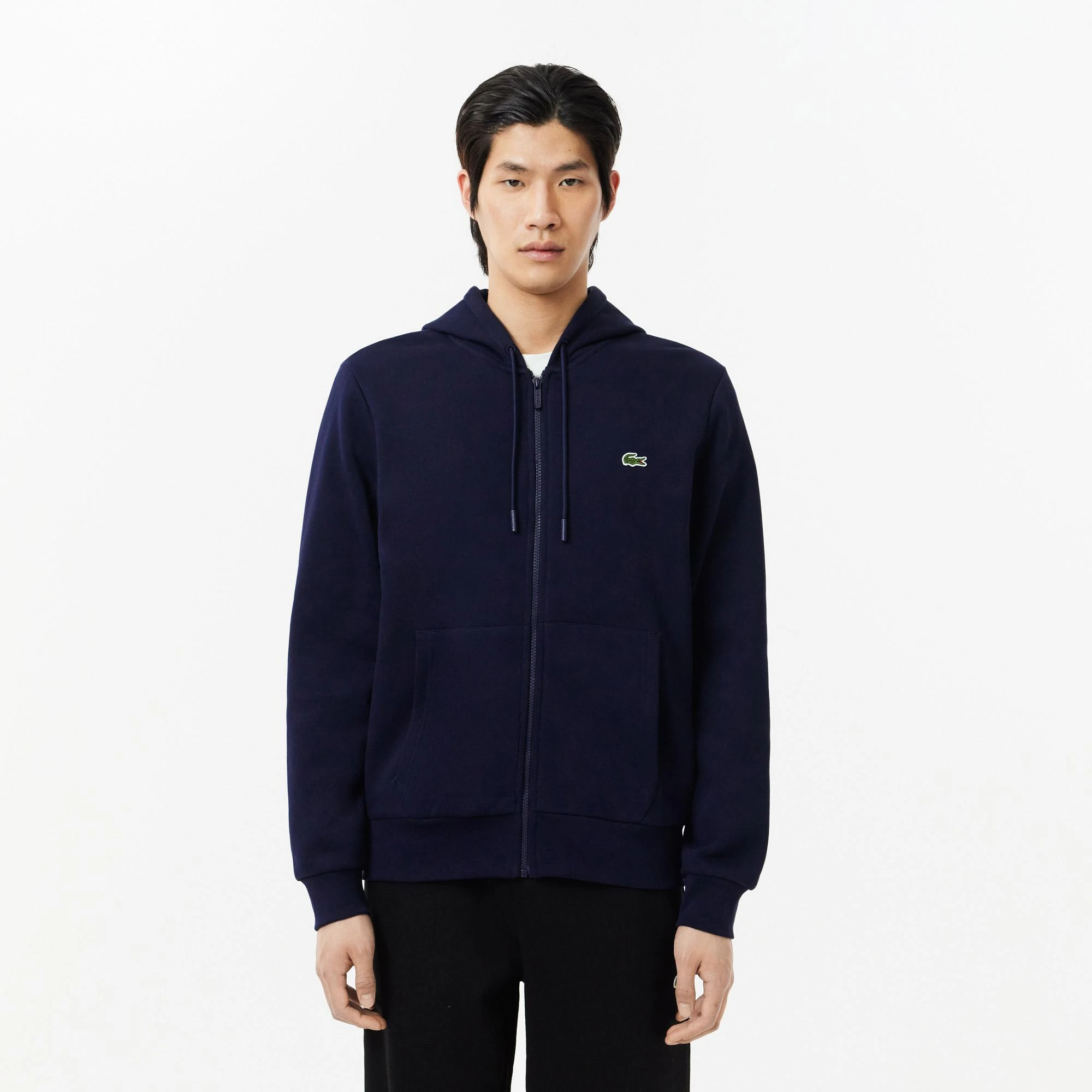 Classic Logo Full-Zip Hoodie - Lacivert